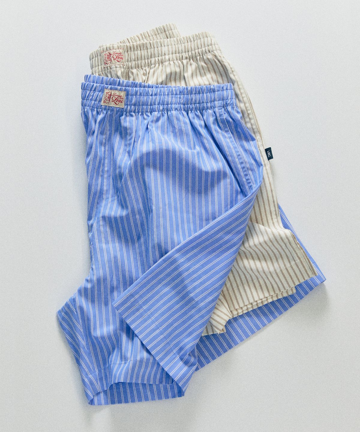 엘엠씨(LMC) STRIPE RESORT SHORT PANTS blue