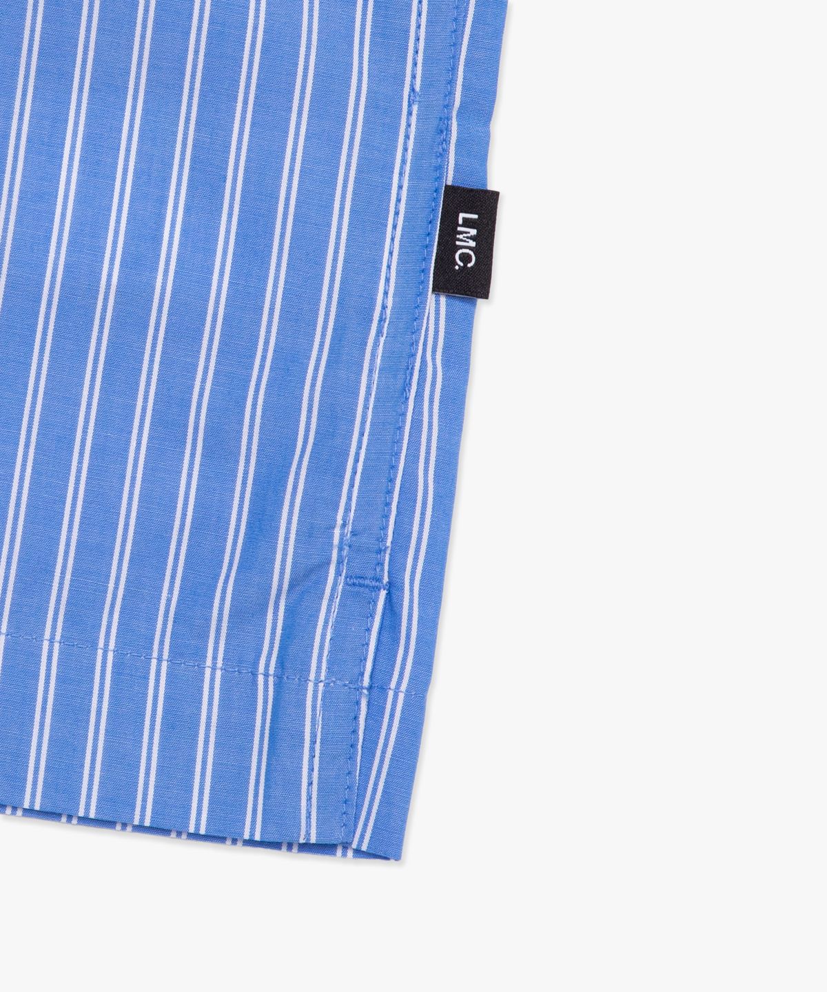 엘엠씨(LMC) STRIPE RESORT SHORT SLV SHIRT blue