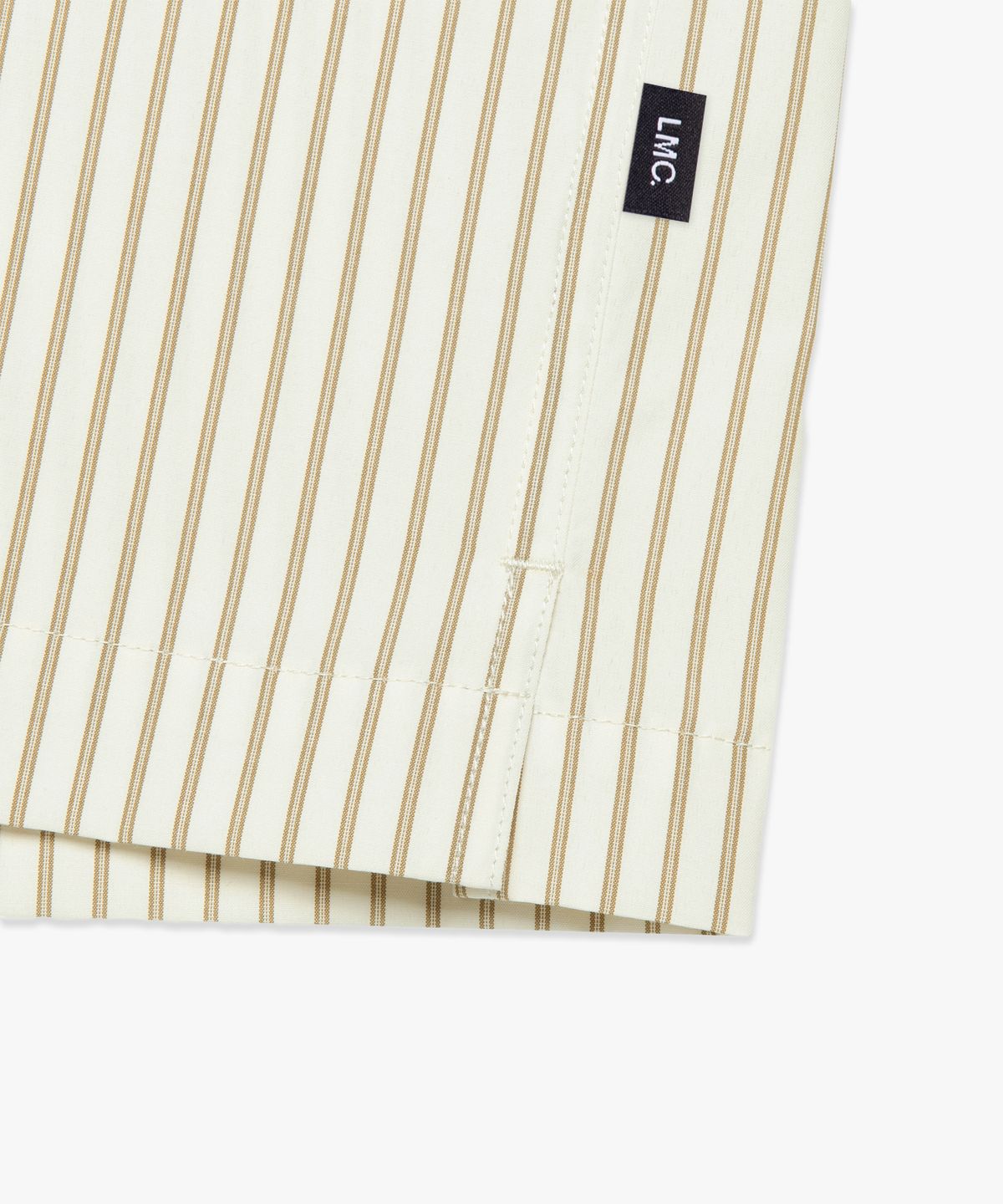 엘엠씨(LMC) STRIPE RESORT SHORT SLV SHIRT ivory
