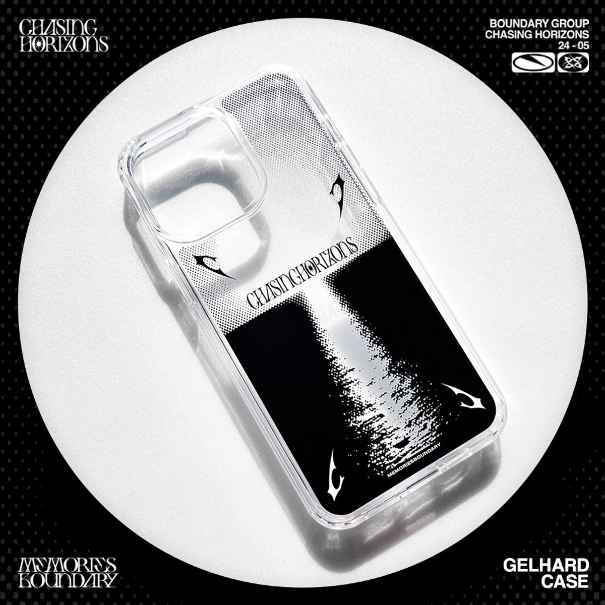 메모리즈바운더리(MEMORIESBOUNDARY) Horizon Sunset Phone Case (Clear-GelHard / MagSafe)