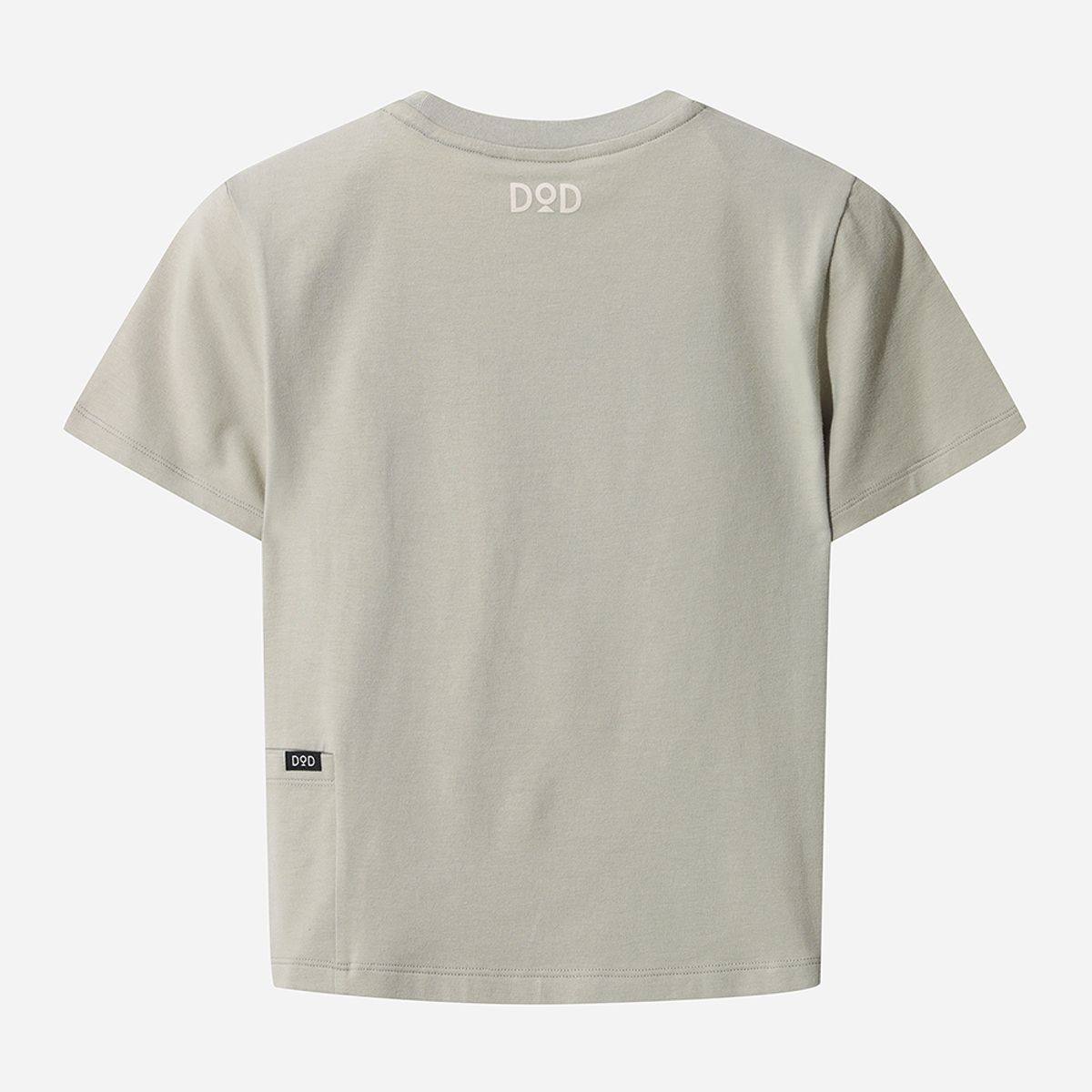 디오디(DOD) 베이직 크롭 숏 티셔츠(DARK BEIGE)