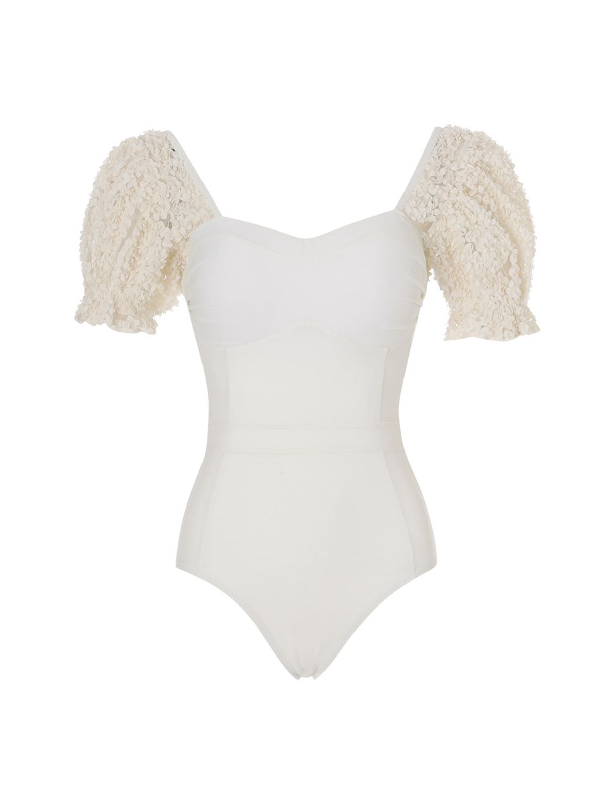 랭앤루(LANGNLU) ERCHIE Lace Sleeve Swim Wear(엘키에)_IVORY