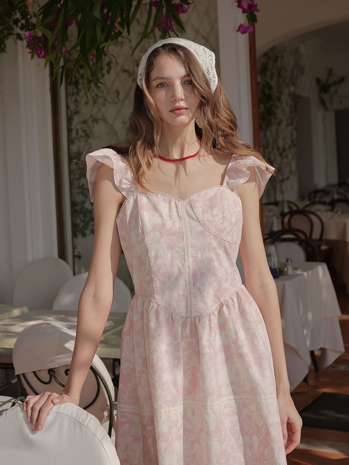 랭앤루(LANGNLU) MICHELE Mini Dress(미켈레)_PINK