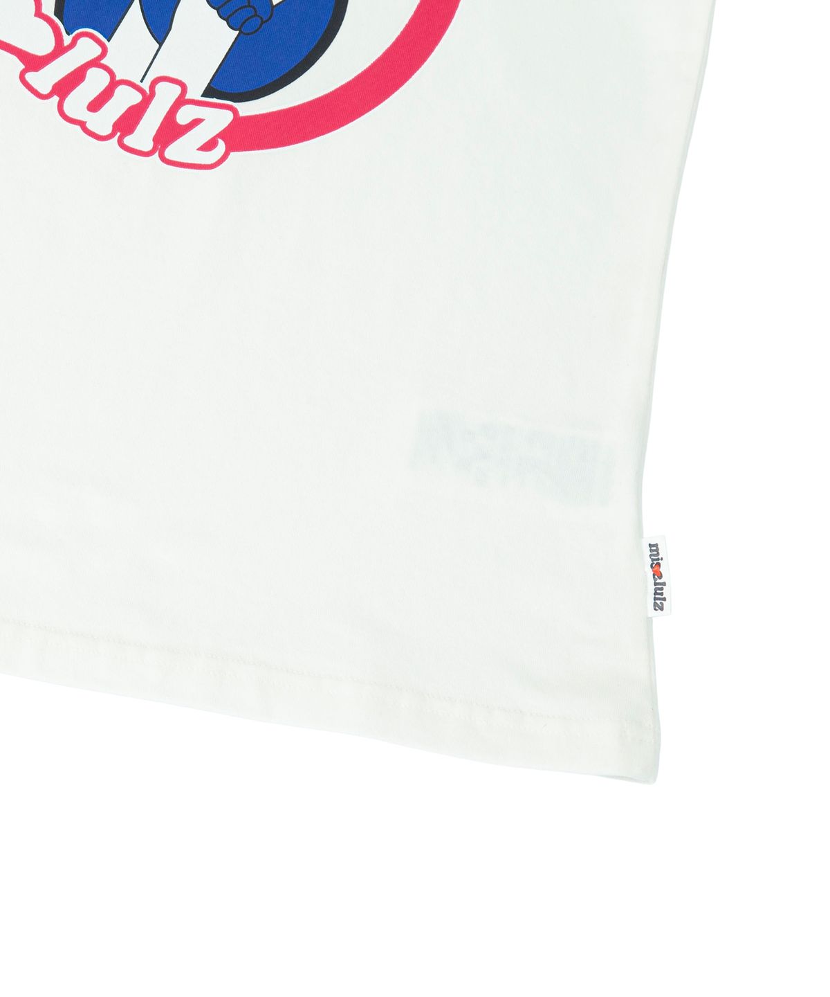 미스룰즈(MISSLULZ) Future Friend Slim Fit T-Shirt Cloud White