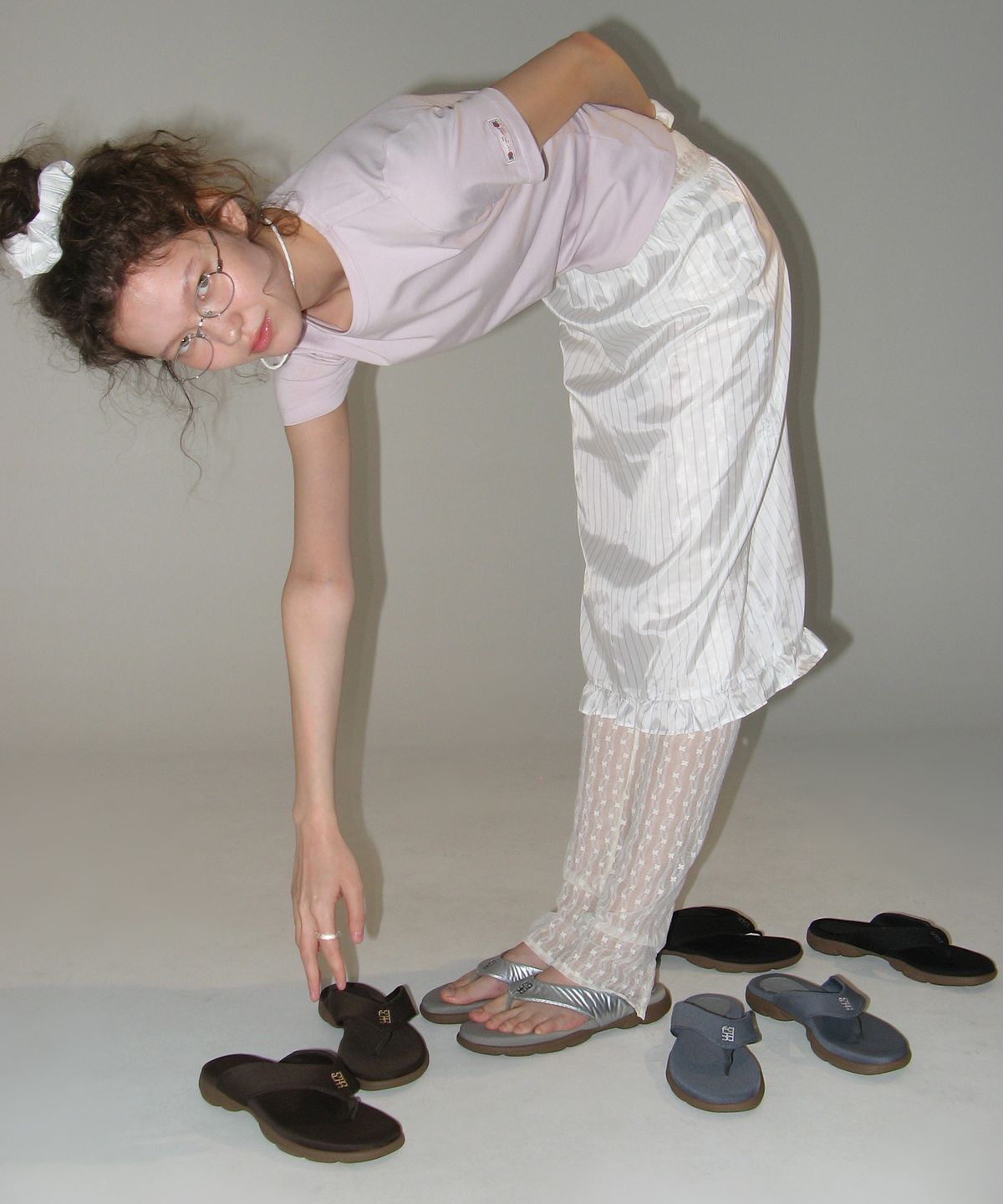 포기무디(FOGGY MOODY) Summer 0024. Rubber Sole Flip-flop - 3colors