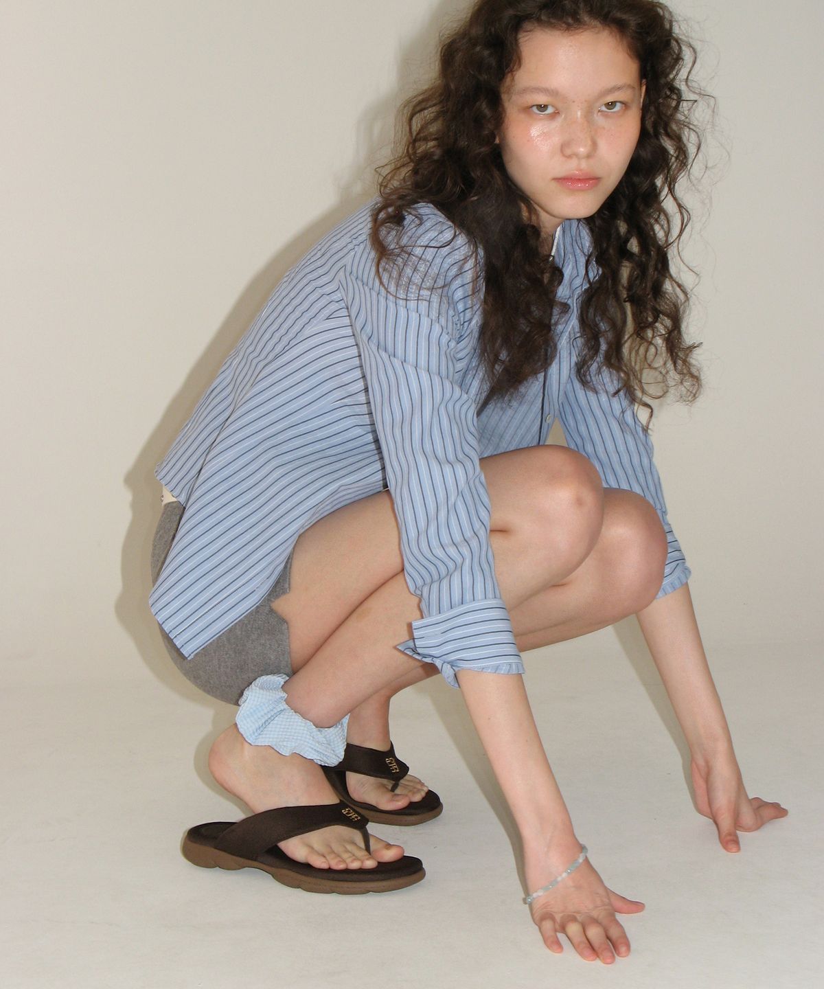 포기무디(FOGGY MOODY) Summer 0024. Rubber Sole Flip-flop - 3colors