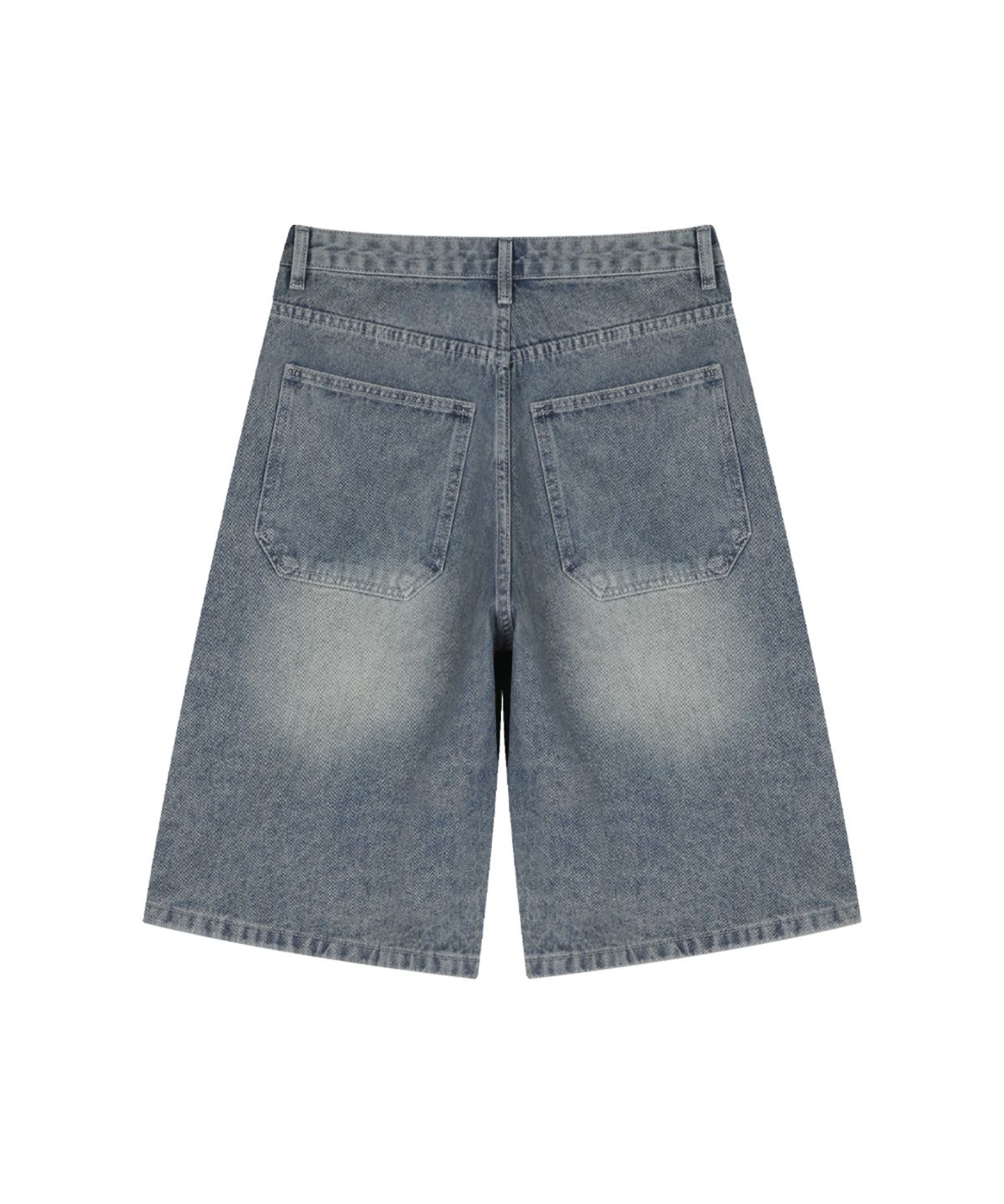 랜덤오프(RANDOMOFF) BTB : WAVE WASHING BERMUDA SHORTS [BLUE CORE]