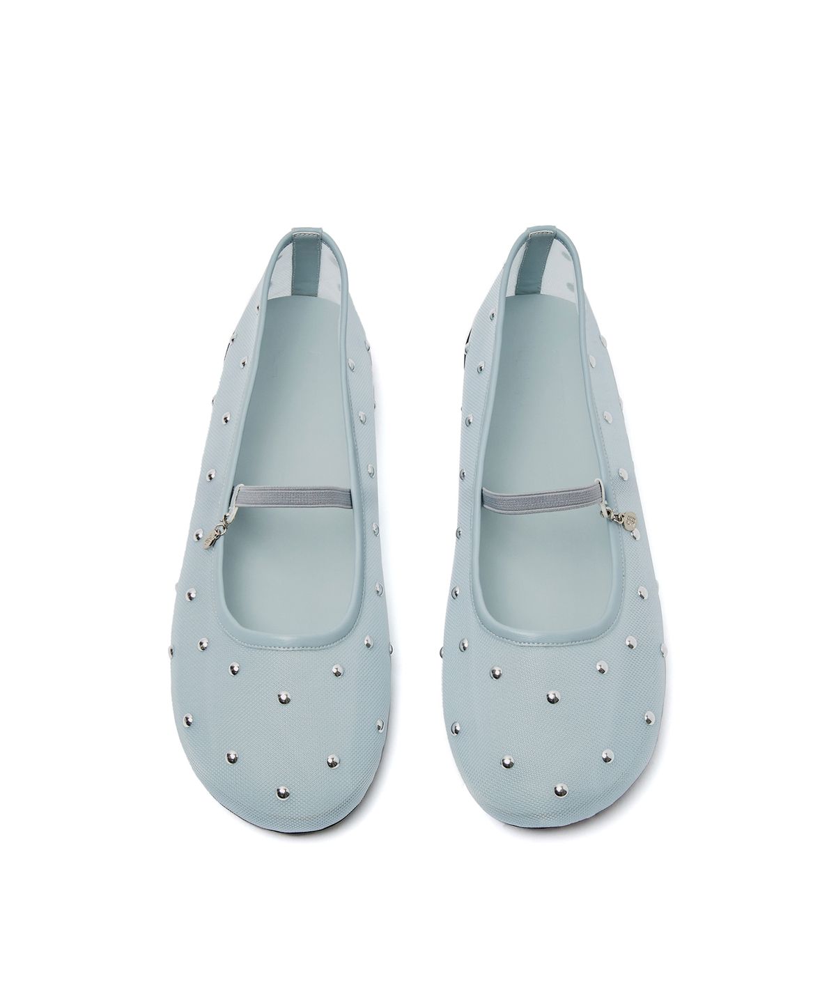 포기무디(FOGGY MOODY) Bliss 0025. Studded Mesh Flat - 5colors