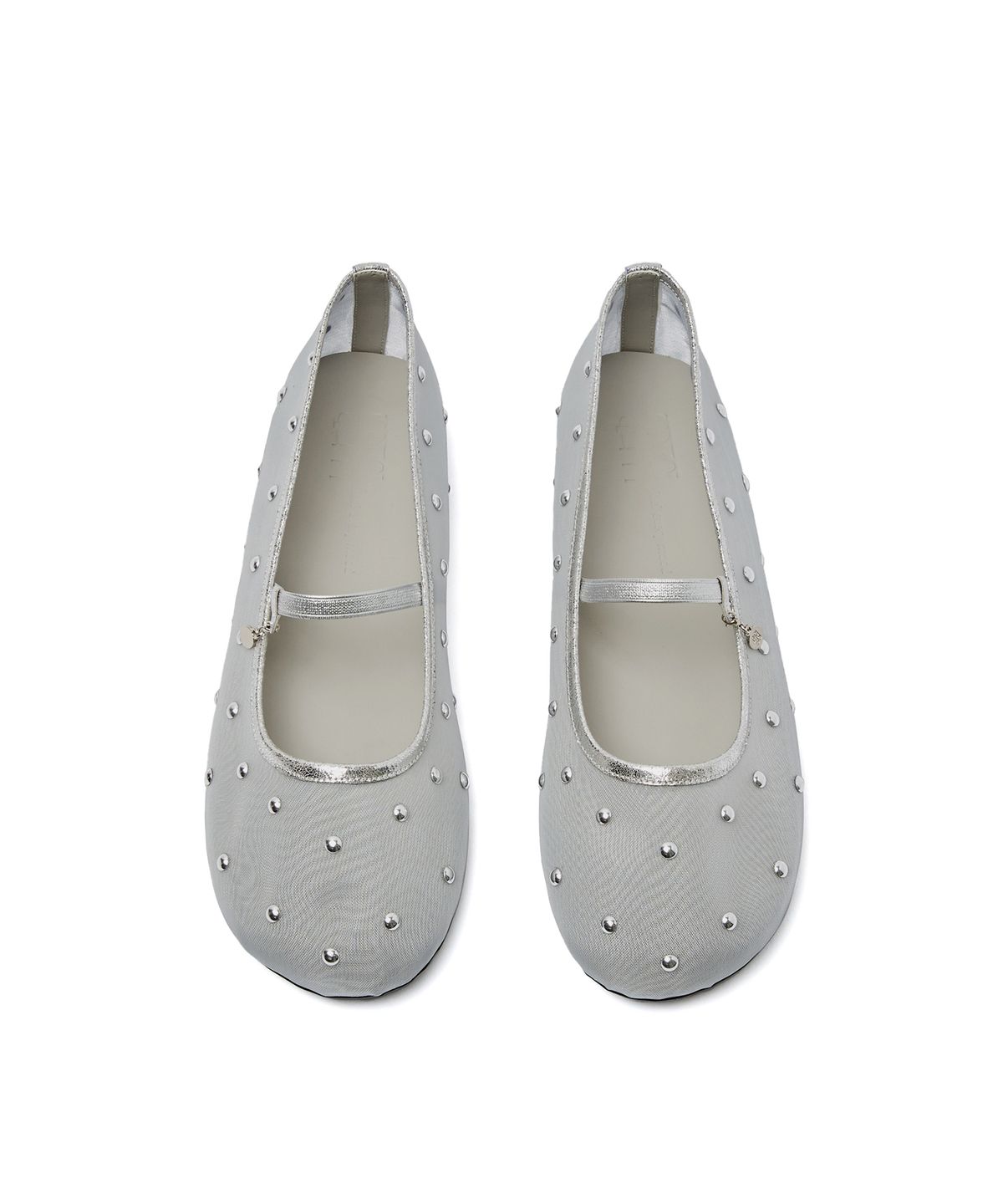 포기무디(FOGGY MOODY) Bliss 0025. Studded Mesh Flat - 5colors