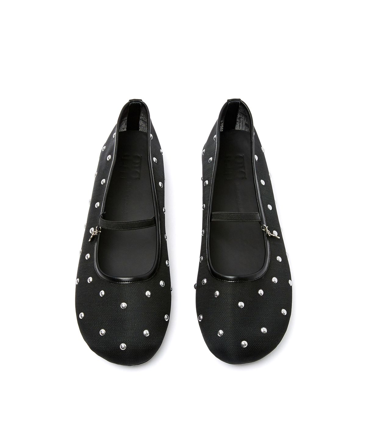 포기무디(FOGGY MOODY) Bliss 0025. Studded Mesh Flat - 5colors
