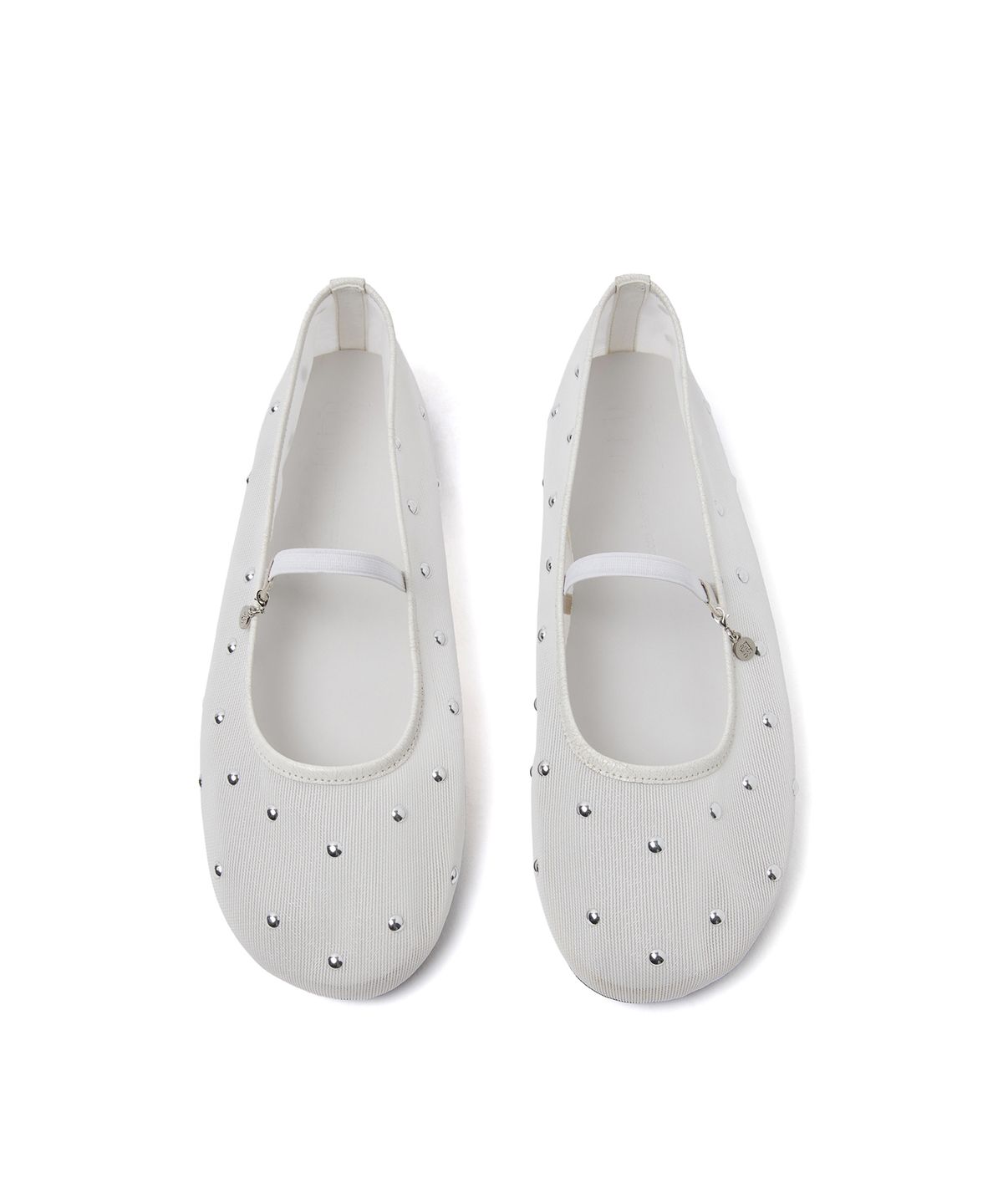 포기무디(FOGGY MOODY) Bliss 0025. Studded Mesh Flat - 5colors