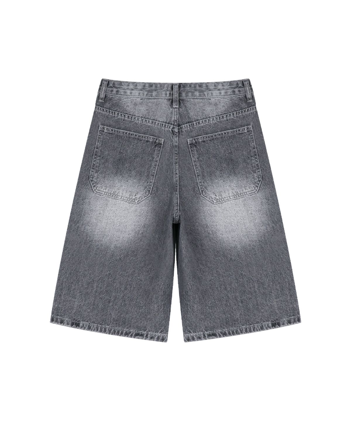 랜덤오프(RANDOMOFF) BTB : WAVE WASHING BERMUDA SHORTS [GRAY CORE]
