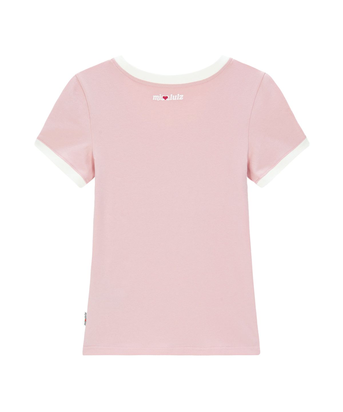 미스룰즈(MISSLULZ) Future Friend Slim Fit T-Shirt Candy Pink