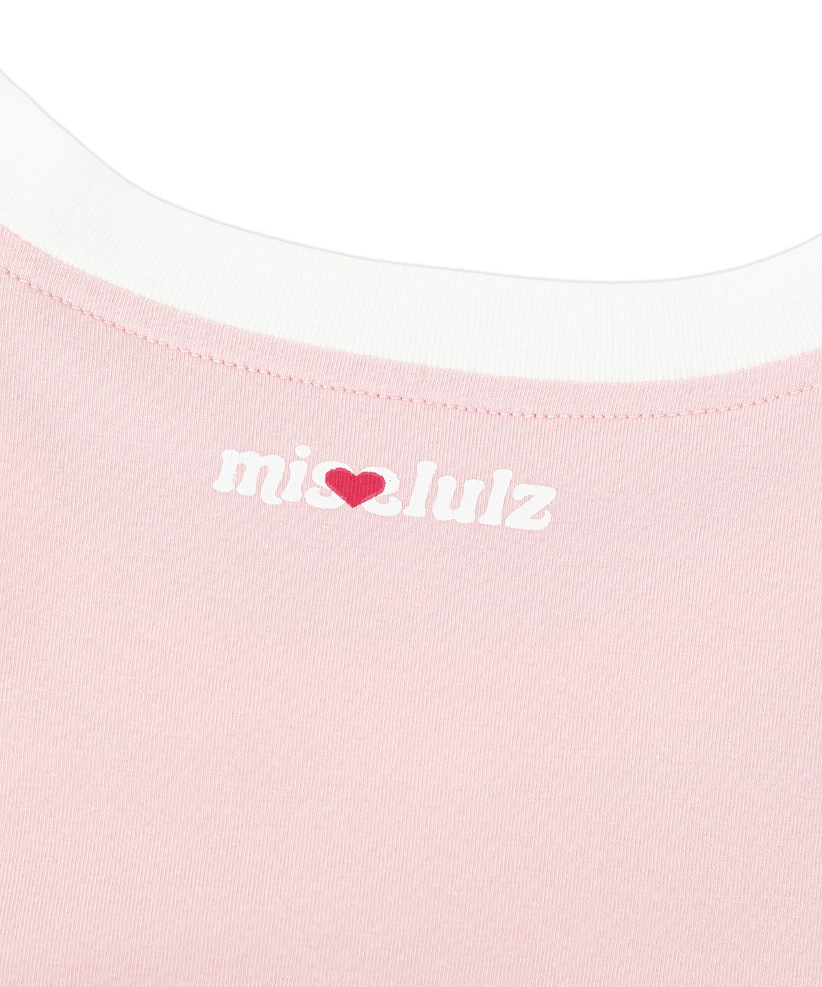 미스룰즈(MISSLULZ) Future Friend Slim Fit T-Shirt Candy Pink