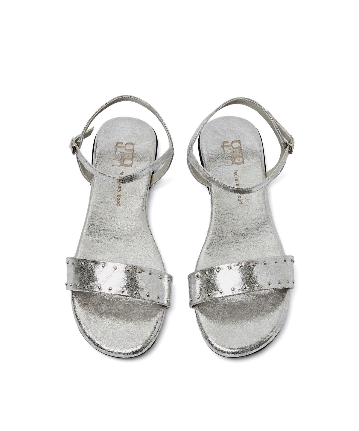 포기무디(FOGGY MOODY) Glow 0026. Studded Sandals - 2colors