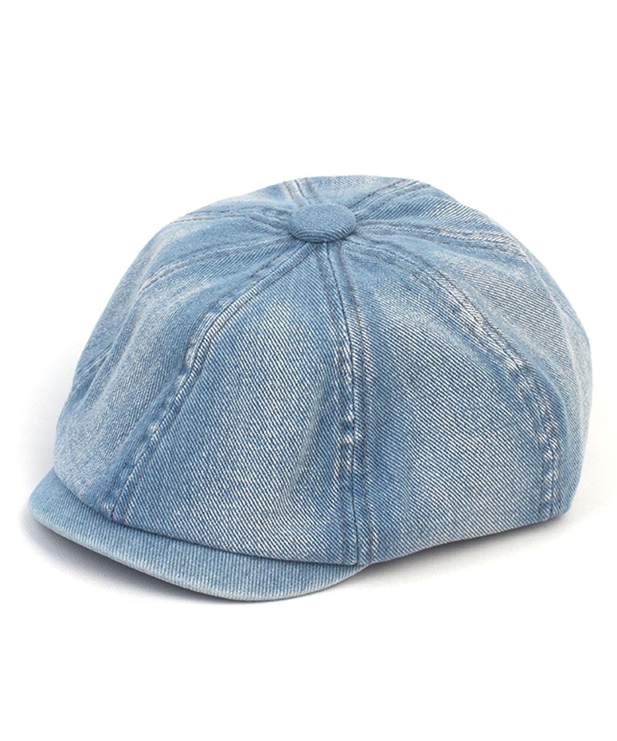 유니버셜 케미스트리(UNIVERSAL CHEMISTRY) Washing Light Denim Banding Huntingcap 헌팅캡