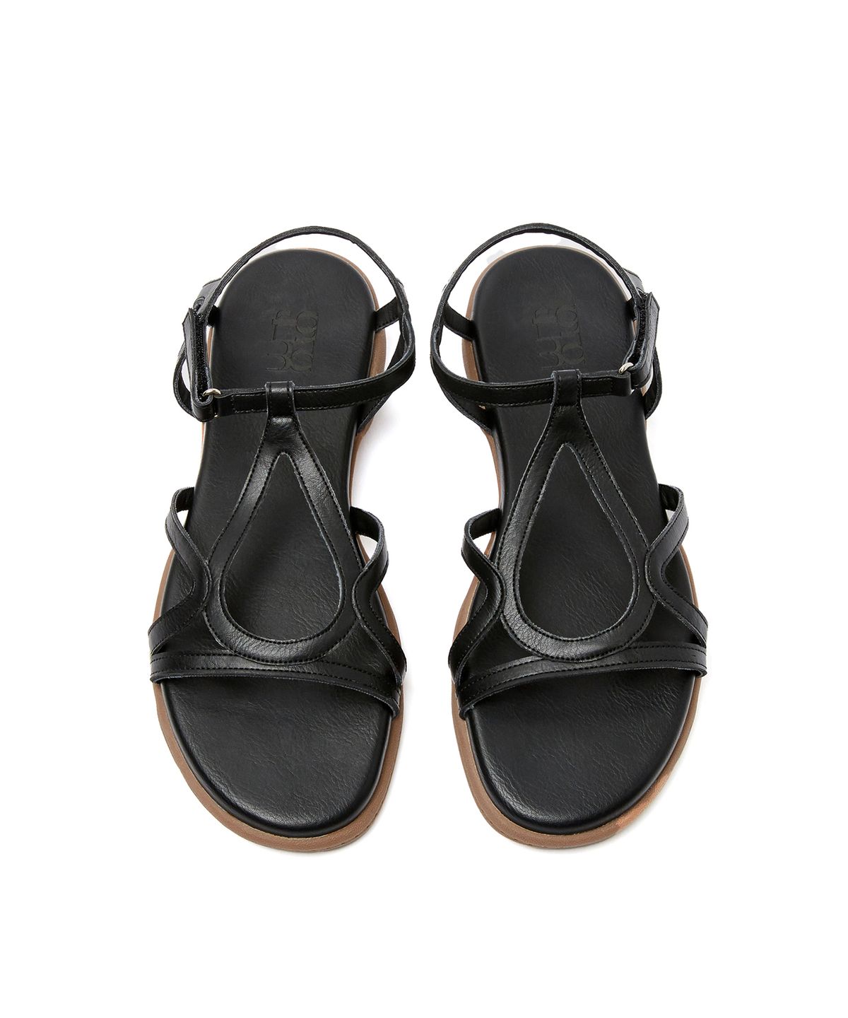 포기무디(FOGGY MOODY) Wavy 0027. Strap Sandals - 3colors