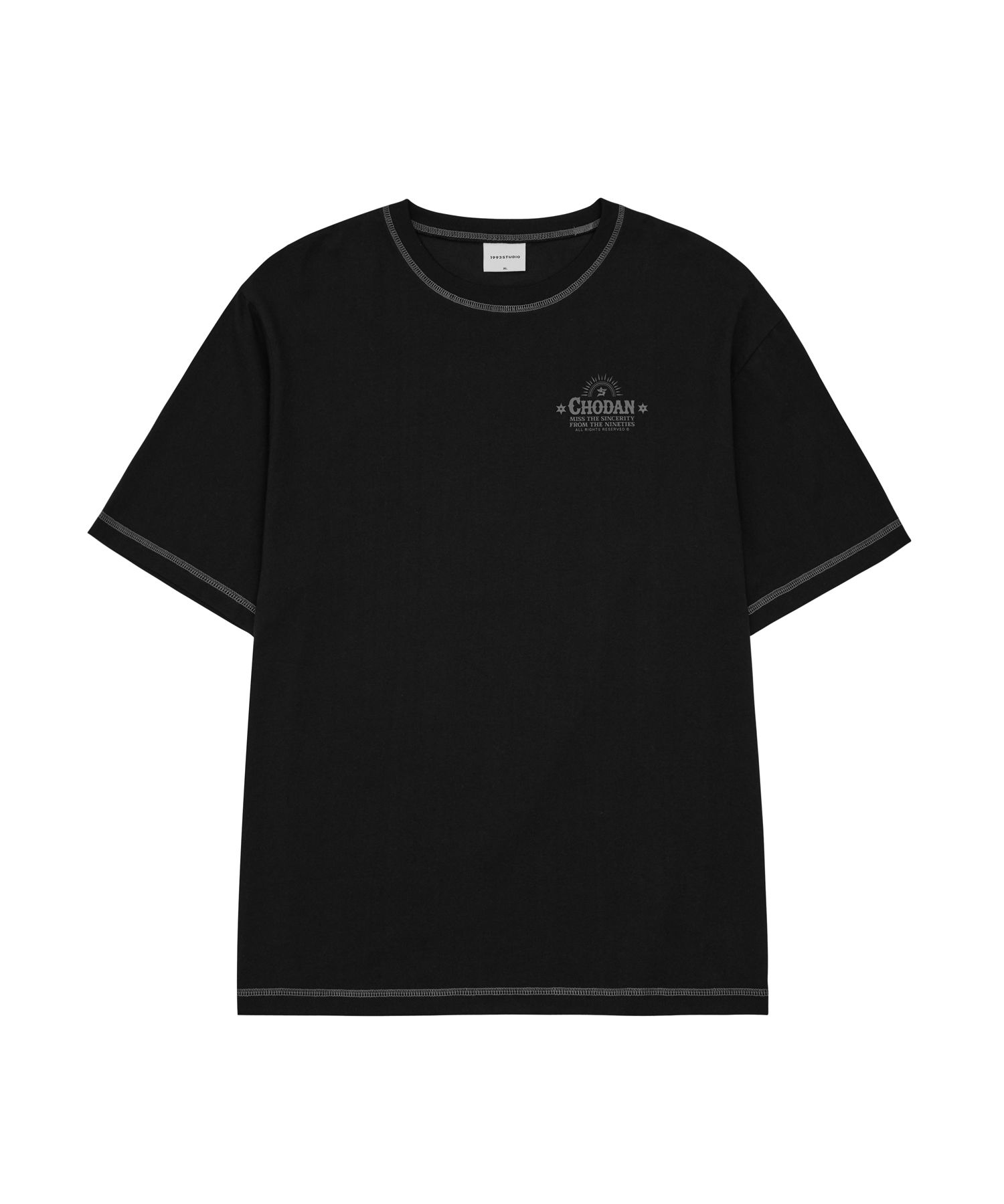 【1993studio】[CHODANx1993Studio] Stitch Color Block T-shirt MUSINSA | 1993STUDIO [CHODANx1993Studio] Stitch Color Block