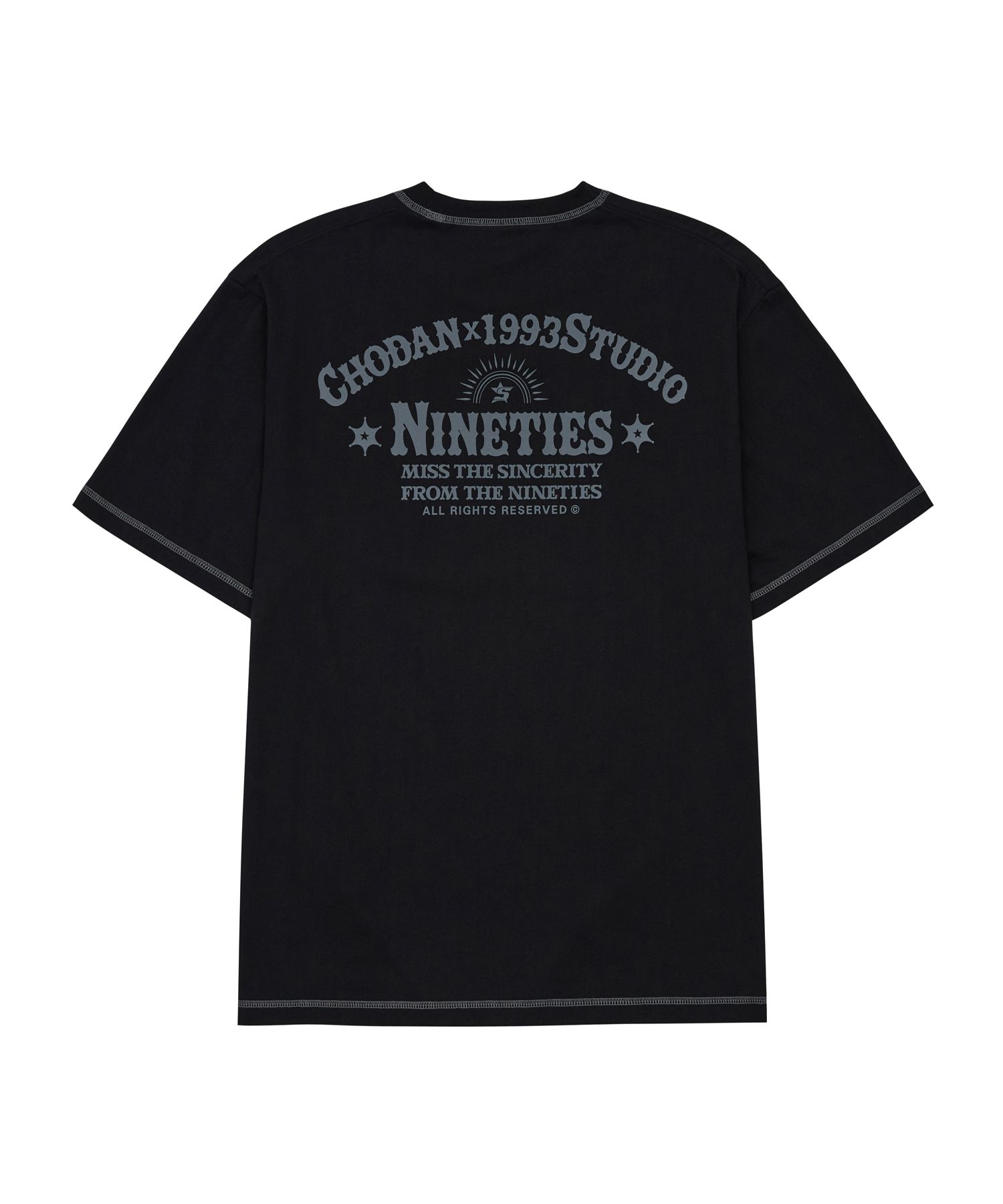 【1993studio】[CHODANx1993Studio] Stitch Color Block T-shirt MUSINSA | 1993STUDIO [CHODANx1993Studio] Stitch Color Block