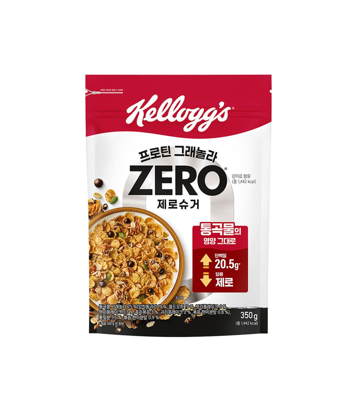 켈로그(KELLOGG) 프로틴 그래놀라 제로슈거 350g 1개