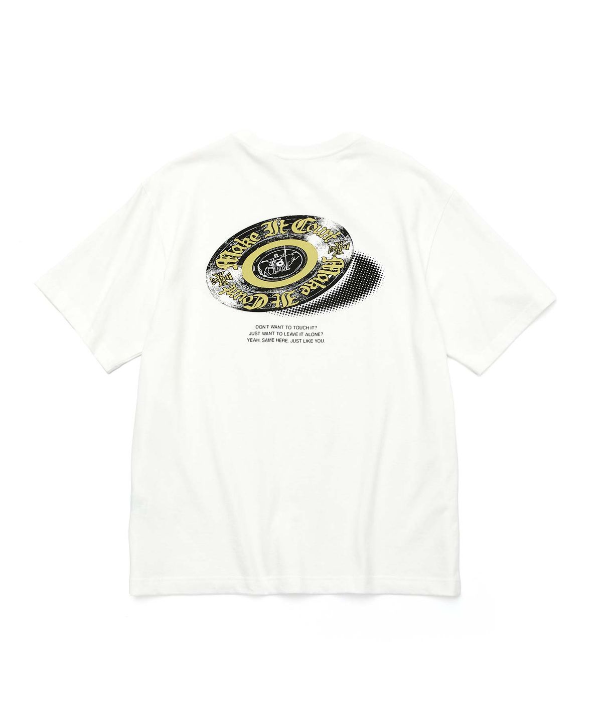 더블유엠씨(WMC) 바이닐 그래픽 티셔츠_WHITE