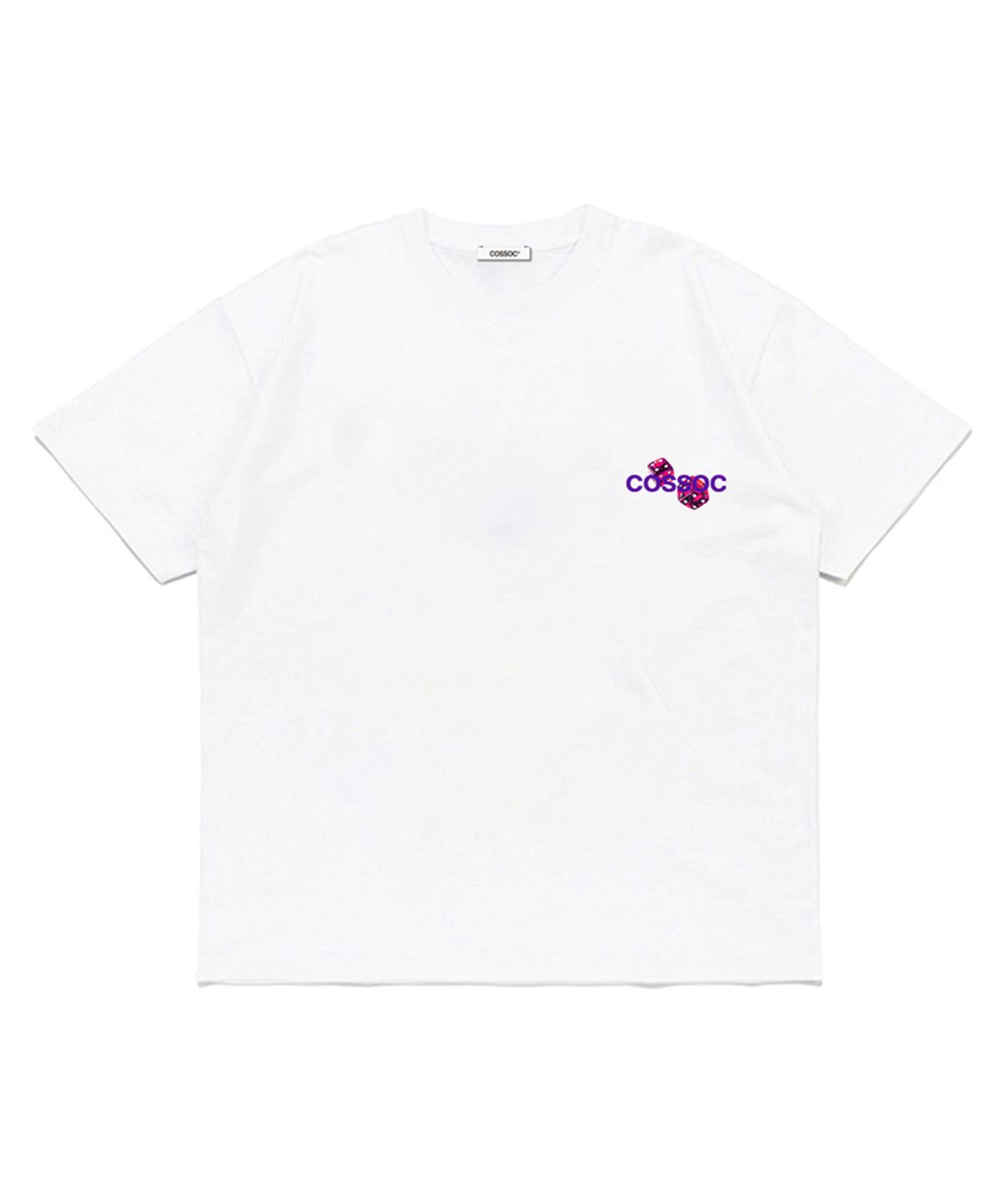 코소(COSO) 주사위 오버 티셔츠 (WHITE)