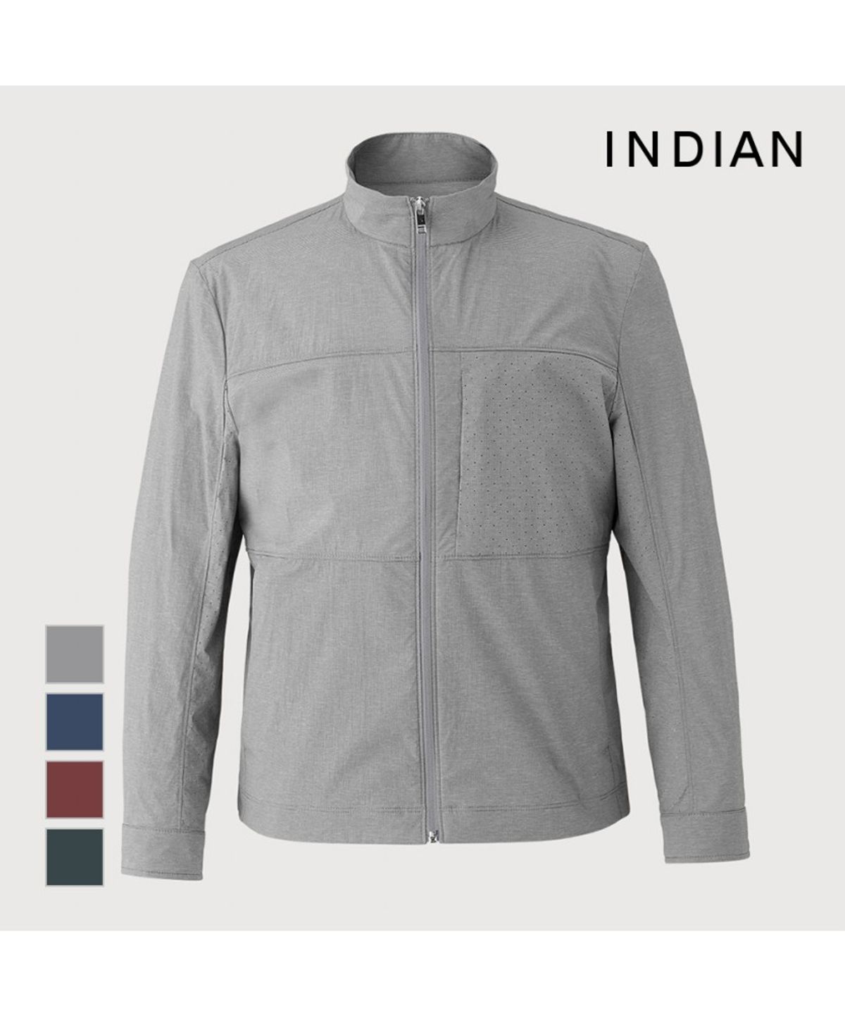 인디안(INDIAN) 심플 베이직 아웃점퍼_MIECL3M2401