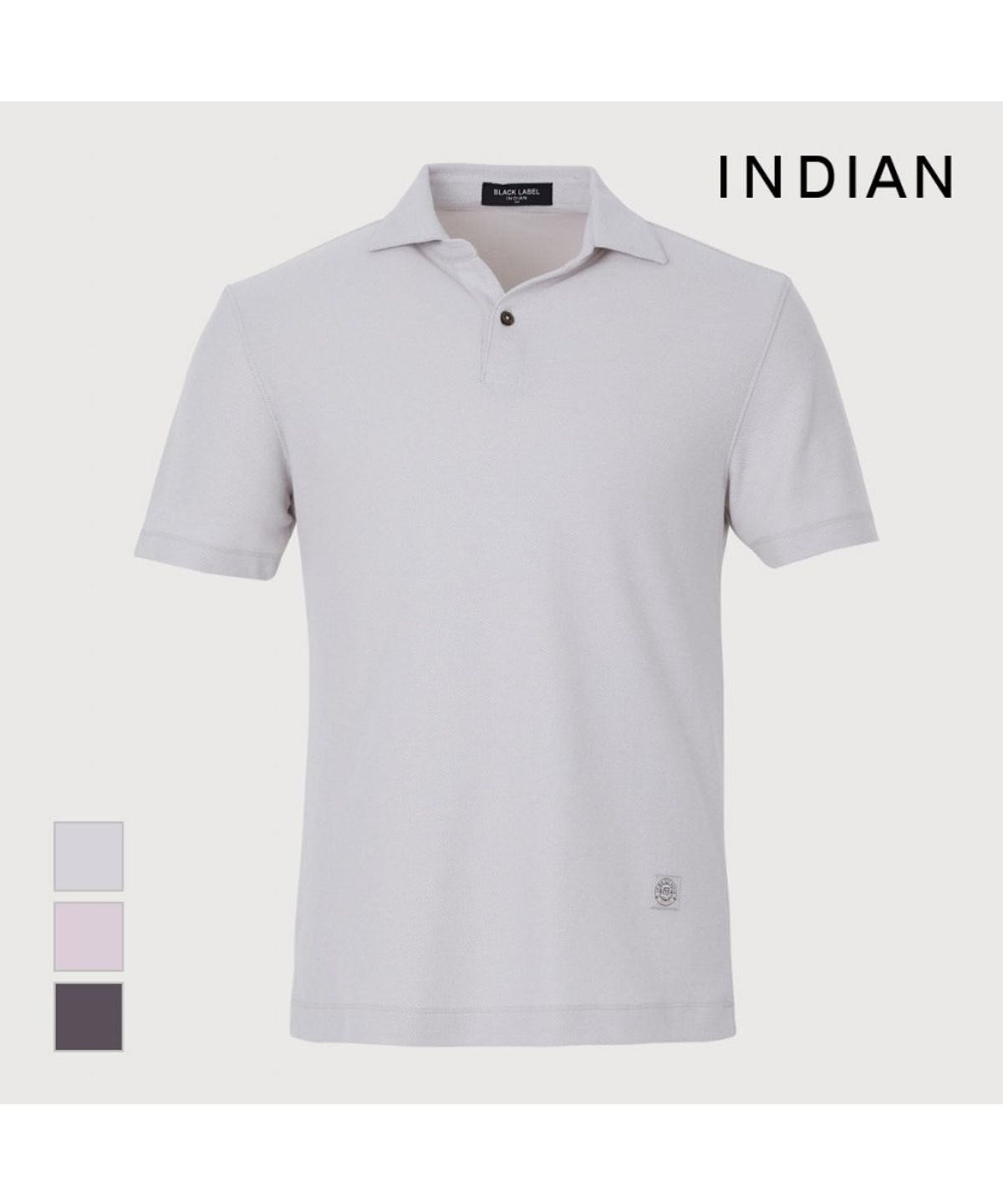 인디안(INDIAN) 허니콤 솔리드 반팔티 _MIVAS3M2271