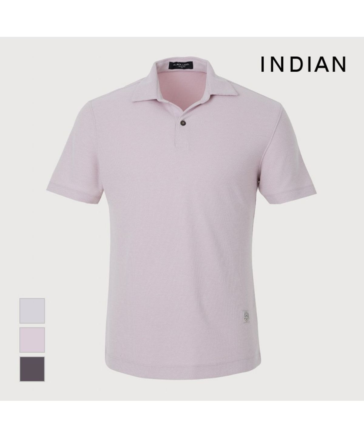 인디안(INDIAN) 허니콤 솔리드 반팔티 _MIVAS3M2271