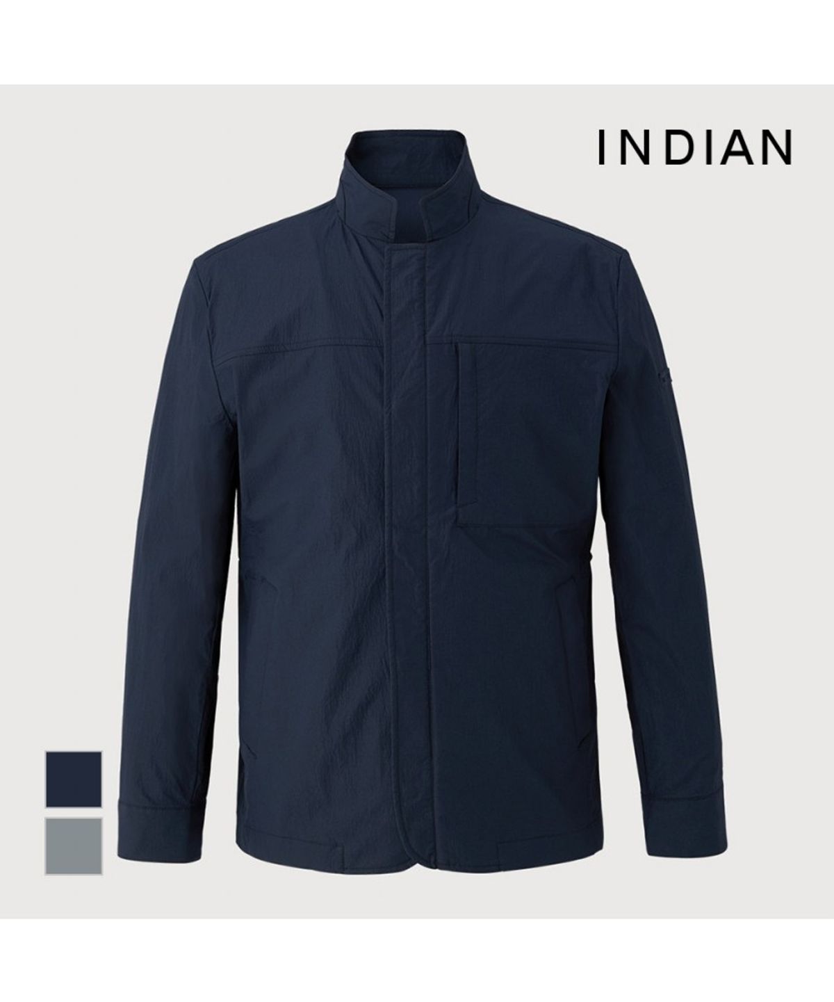 인디안(INDIAN) 홑겹 변형자켓 사파리_MIEKA3M3101