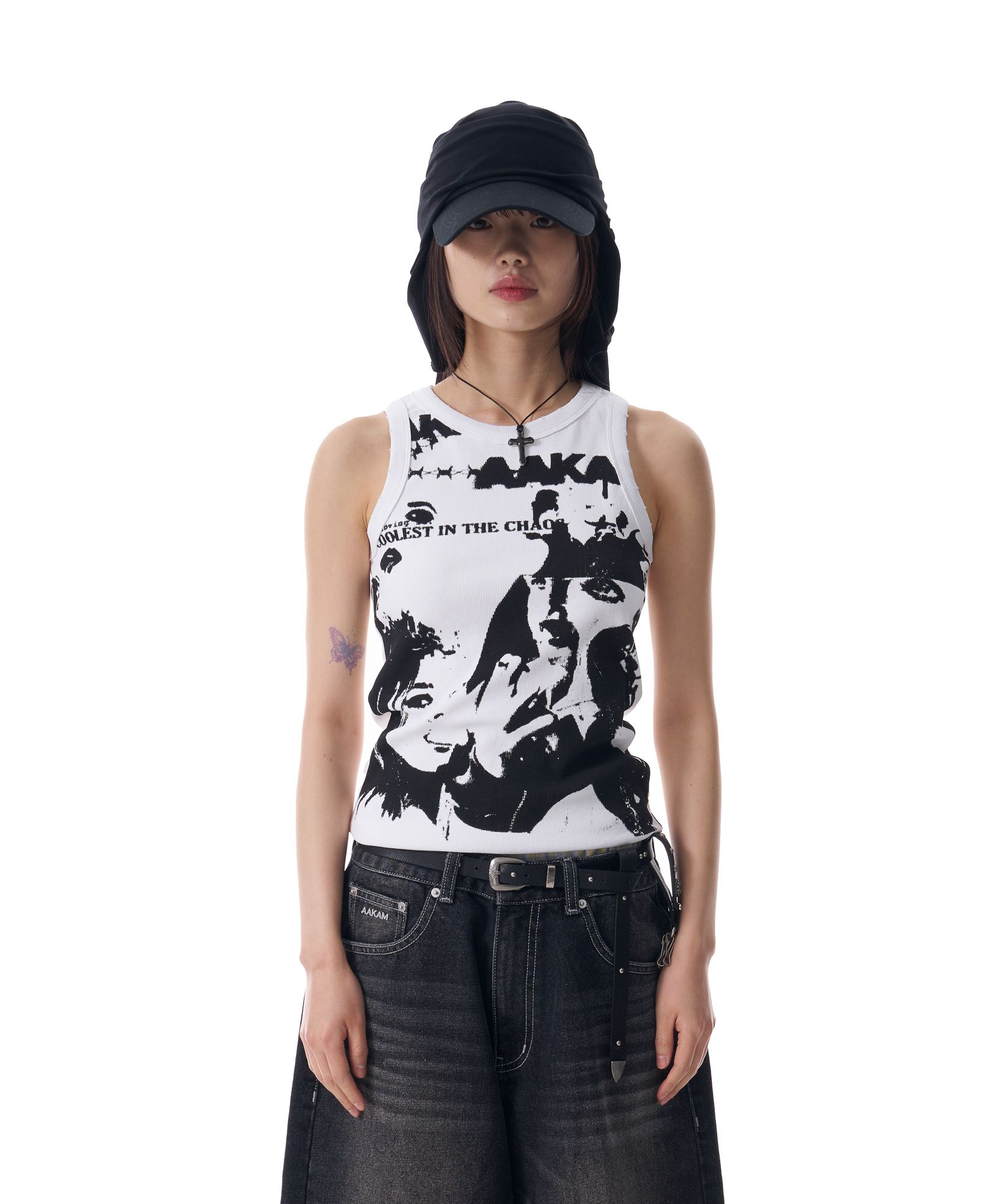 ●AAKAM● 25SS Painted 98 Half Top $_57.JPG?set_id=8800005007