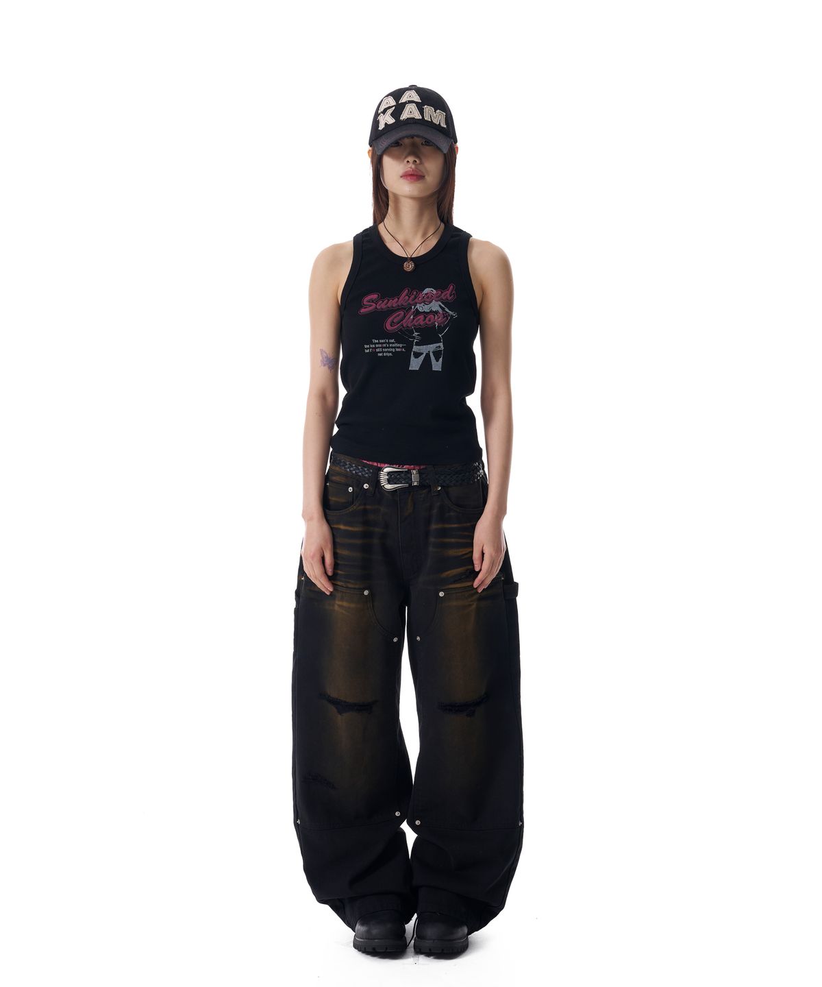 아캄(AAKAM) Sunkissed Sleeveless (Black)