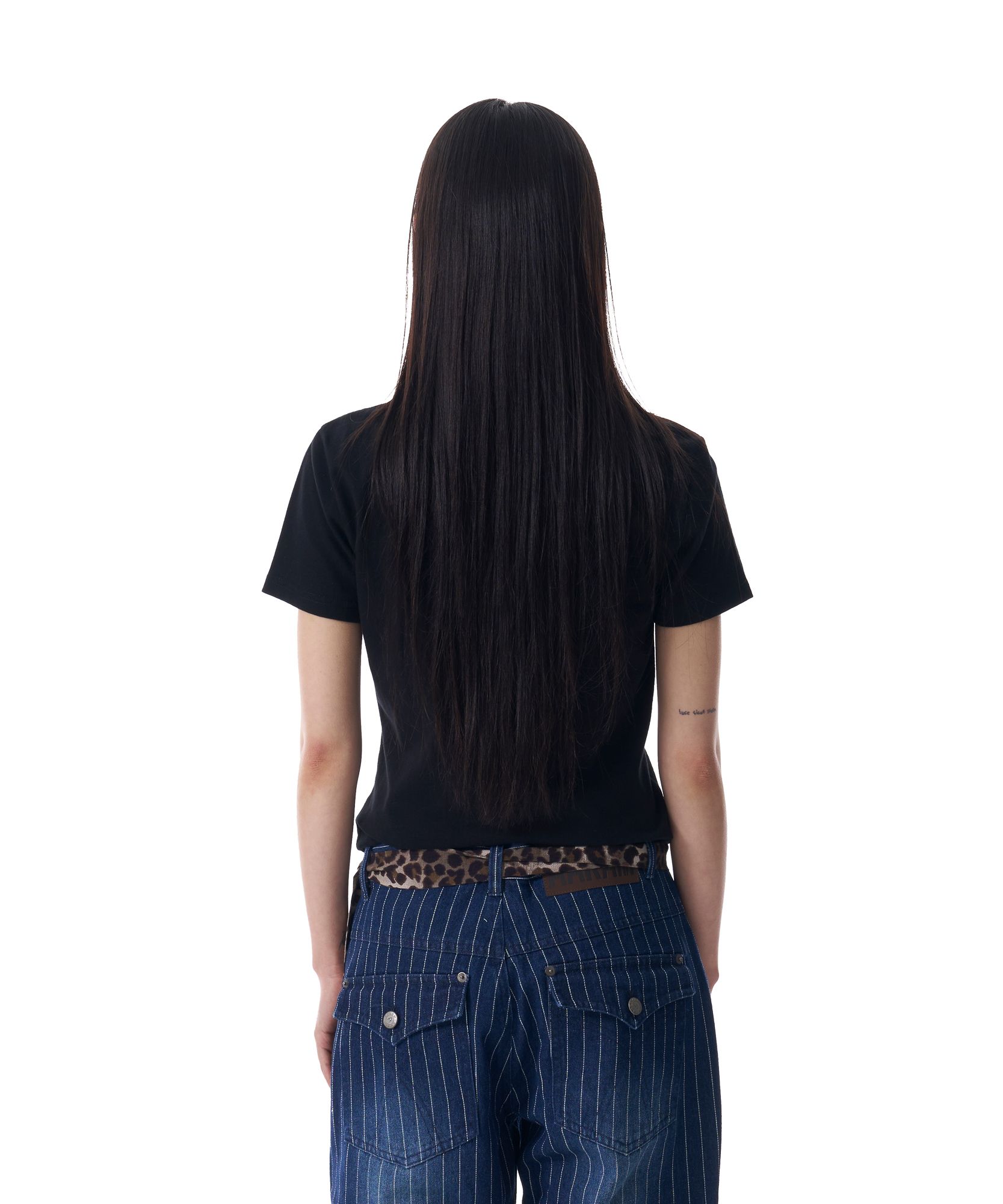 ●AAKAM● 25SS Washed Patch Half Top MUSINSA | AAKAM Washed Patch Half Top (White)