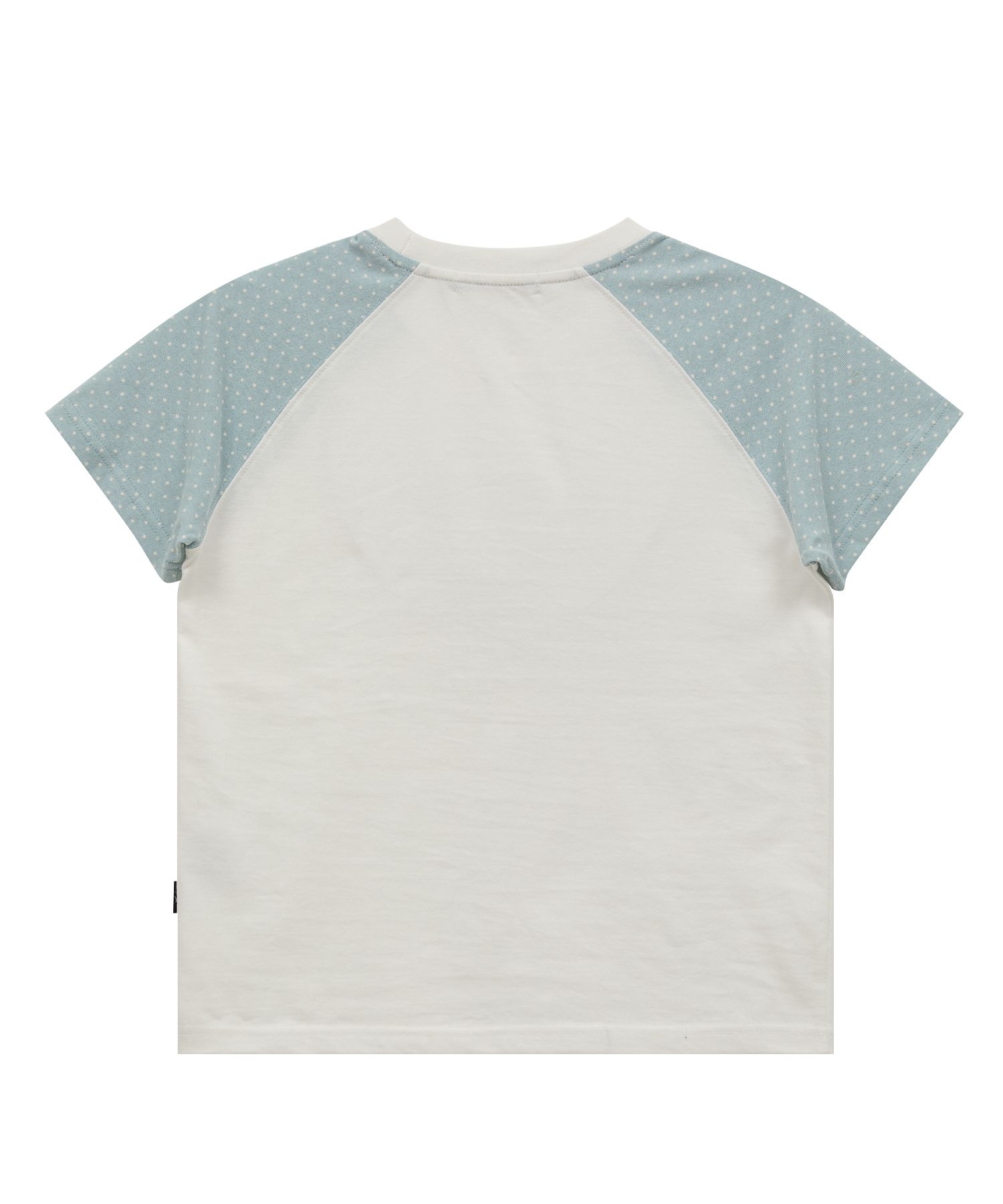 ★WAIKEI★ Dot Raglan Short Sleeve T-shirt Pink YKBE02TS04-2 MUSINSA | WAI KEI Dot Raglan Short Sleeve T-shirt White