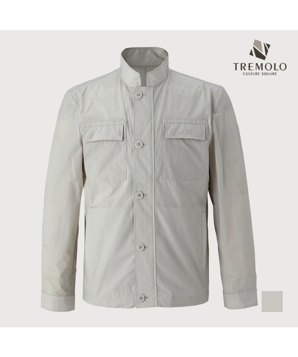 트레몰로(TREMOLO) 나일론 면 혼방점퍼_TRNCLYM3101