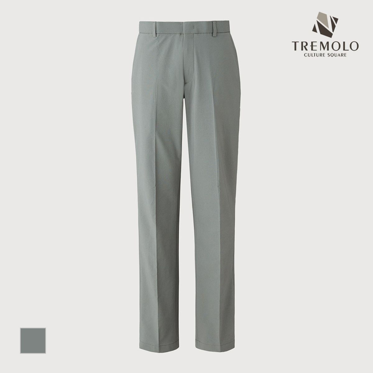 트레몰로(TREMOLO) 나일론 폴리 카키바지_TRNDLYM3411