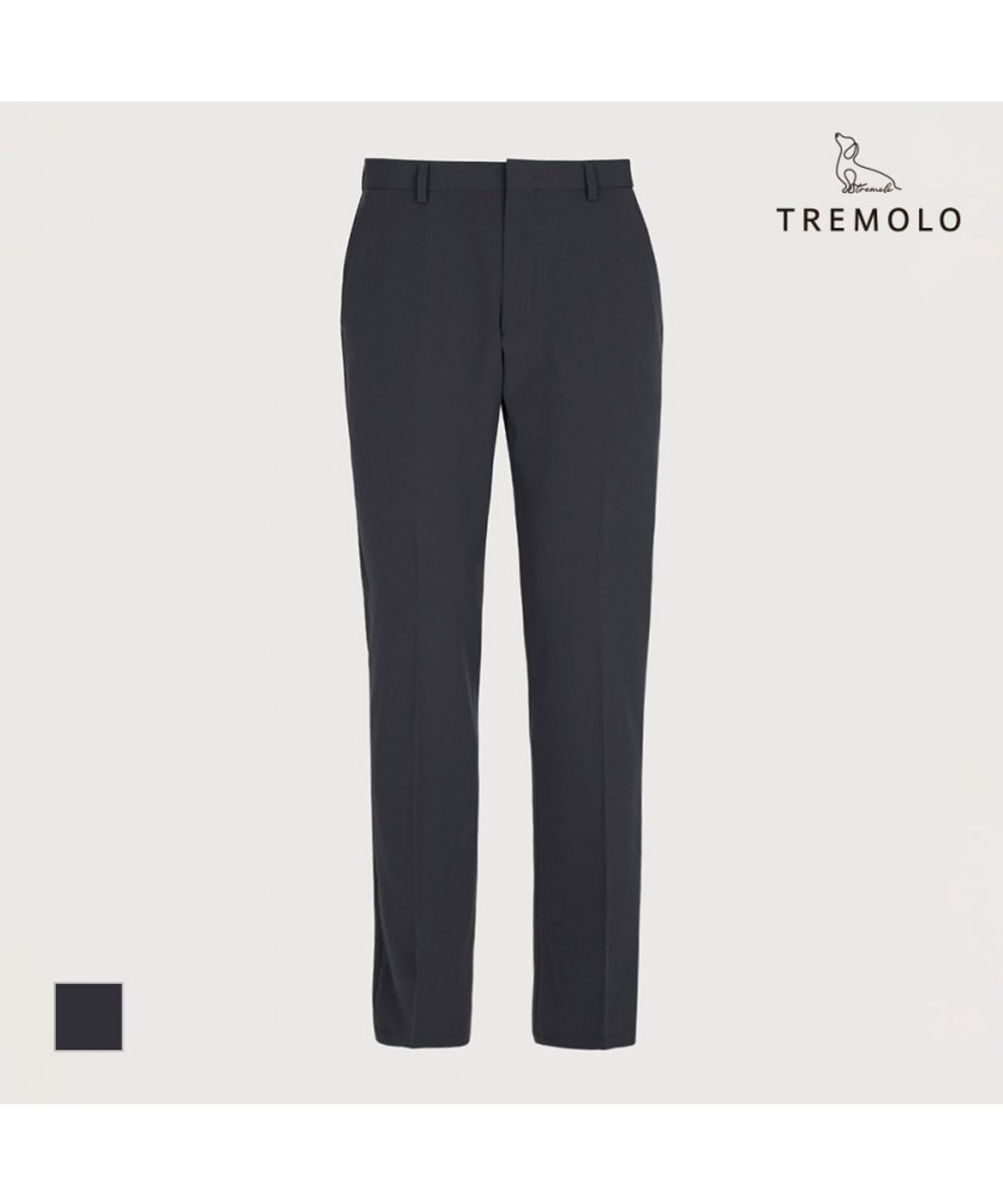 트레몰로(TREMOLO) 폴리스판 그레이 팬츠_TRNDLYY2571