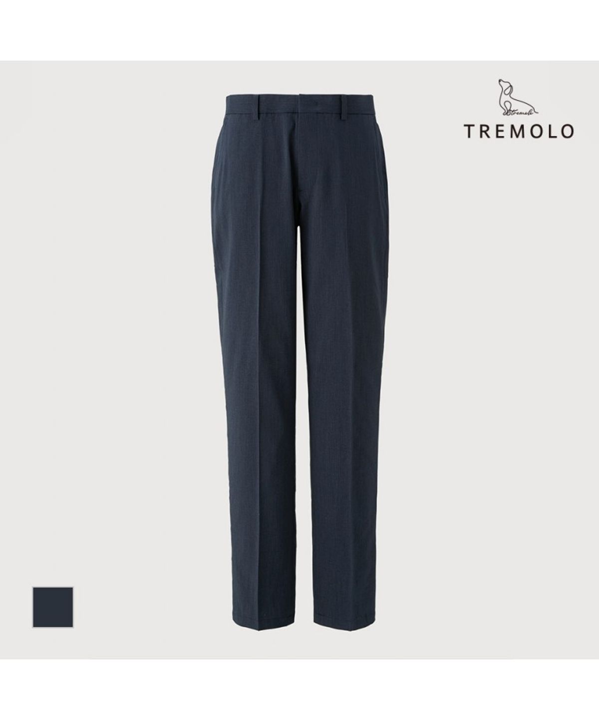 트레몰로(TREMOLO) 쿨멕스 혼방 네이비 바지_TRNDLYY2546
