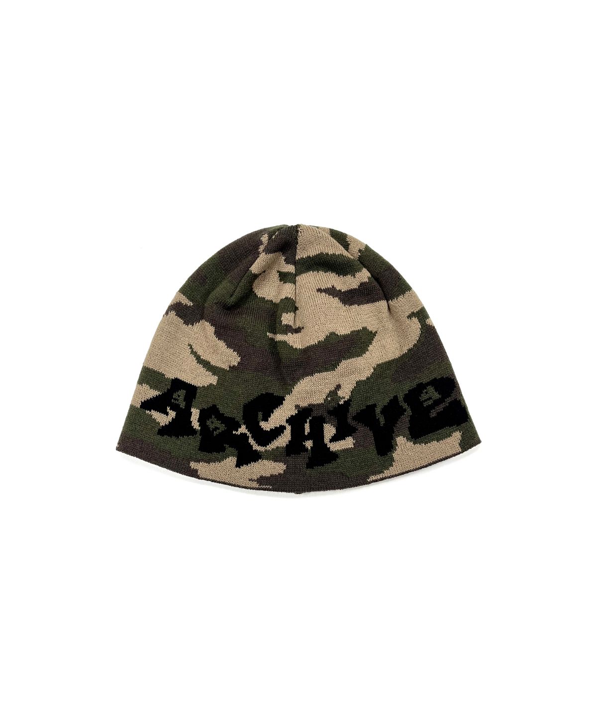 9999아카이브(9999ARCHIVE) Wavy Logo Camo Beanie