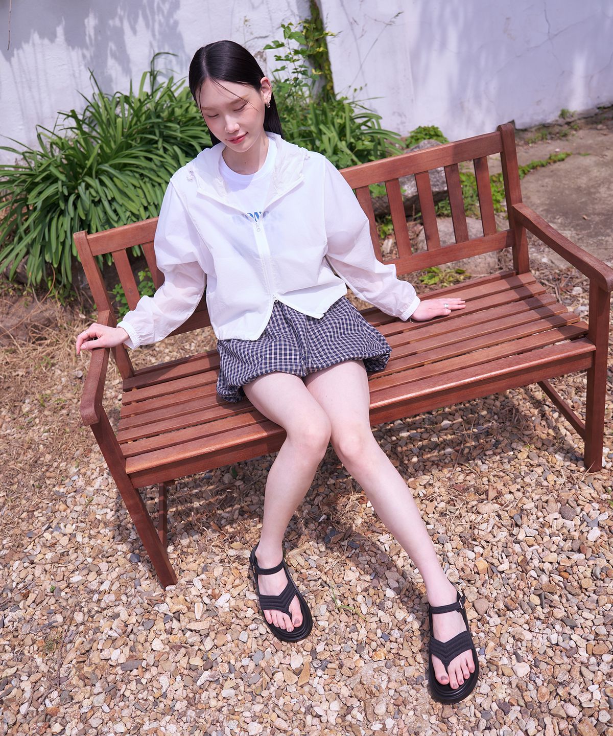 커스텀에이드 우먼(CUSTOMADE WOMAN) 5.5cm 플랫폼 버클 샌들 샐리(CW0092BK)