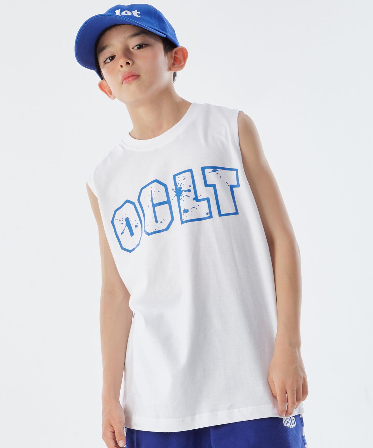 오실롯 주니어(OCELOT JUNIOR) [자체제작] 잉크팝 나시 (블랙)
