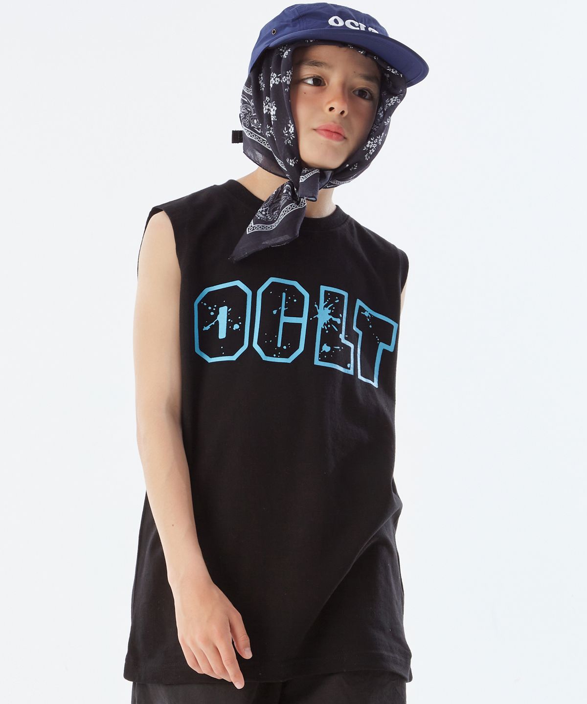 오실롯 주니어(OCELOT JUNIOR) [자체제작] 잉크팝 나시 (화이트)