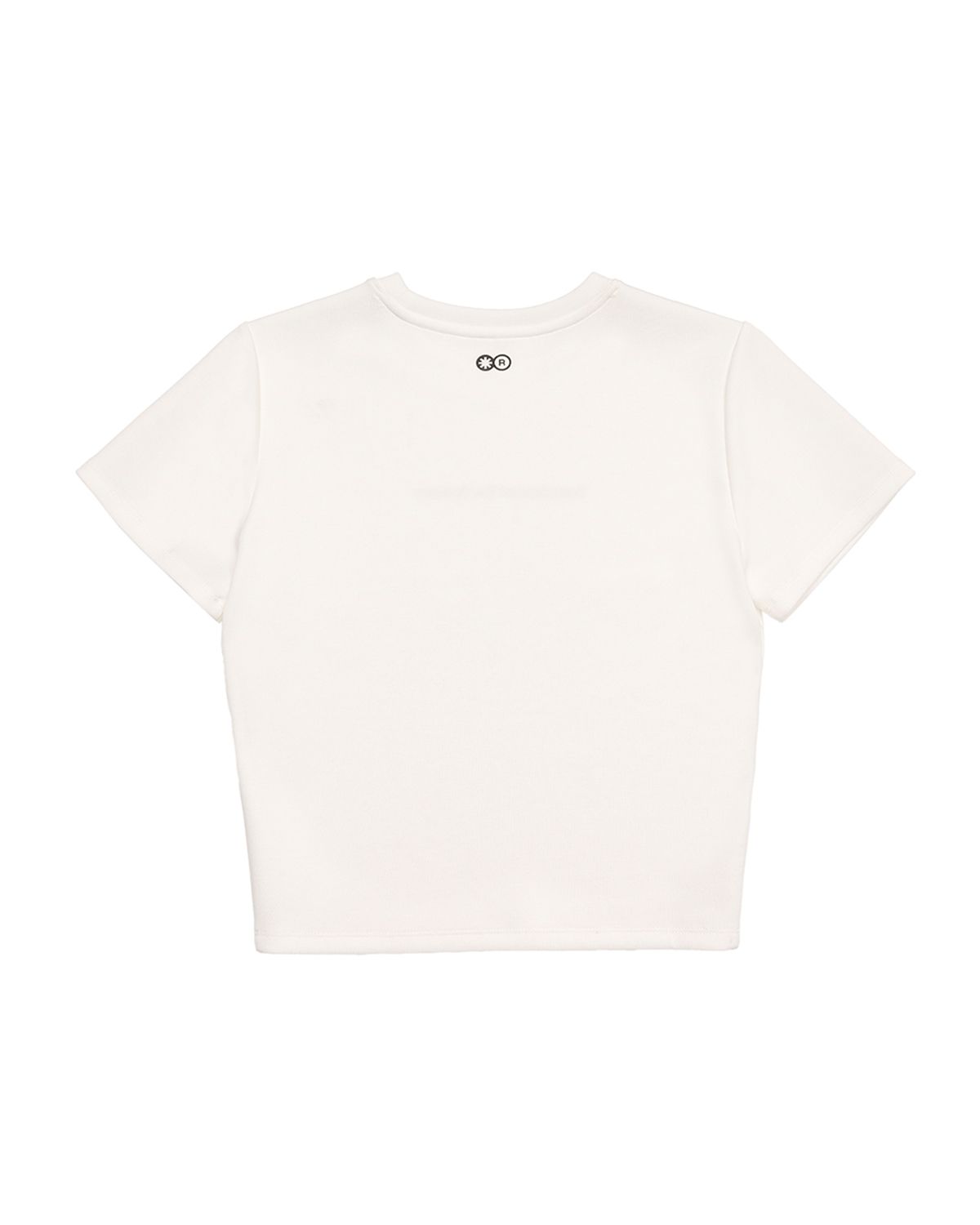 리액티파이(REACTIFY) Womens Push Cropped T-Shirt White