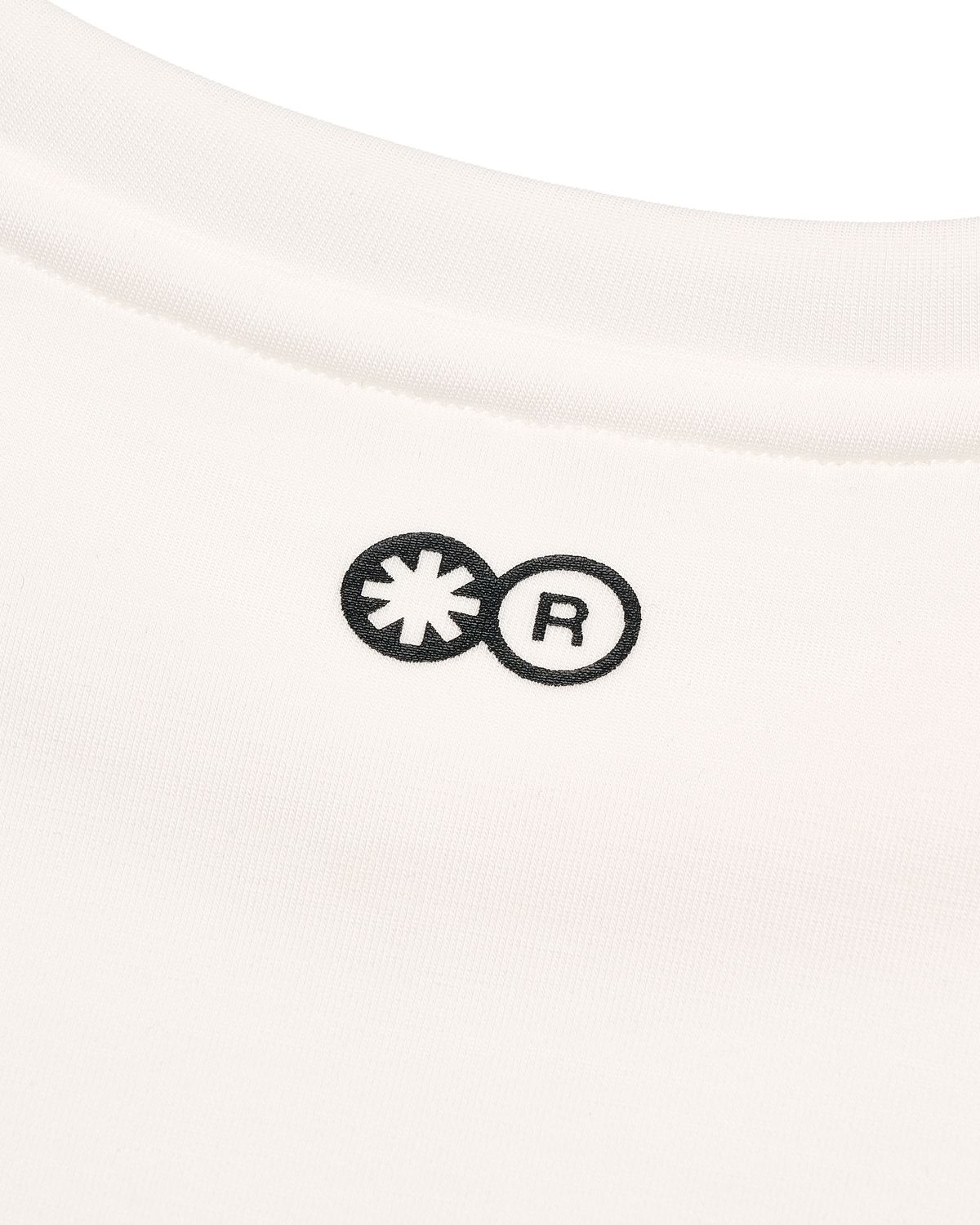 리액티파이(REACTIFY) Womens semi Cropped T-Shirt White
