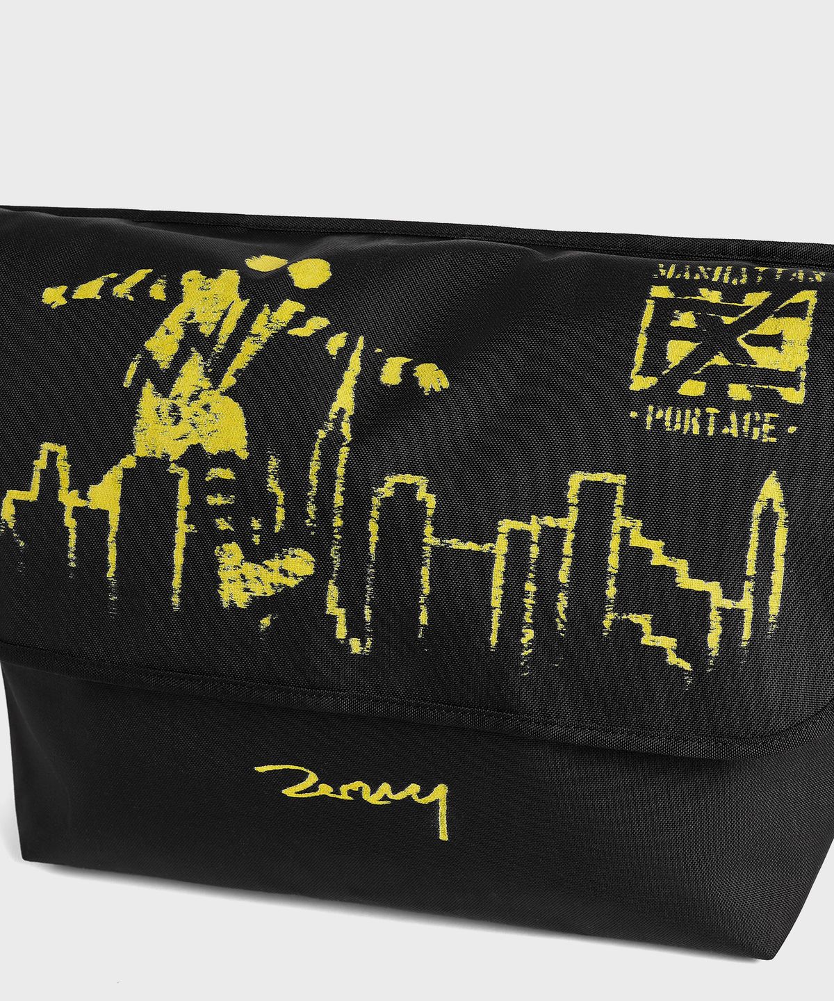 맨하탄 포티지(MANHATTAN PORTAGE) X DOEZNY 1607V 빈티지 메신저백 L BLACK