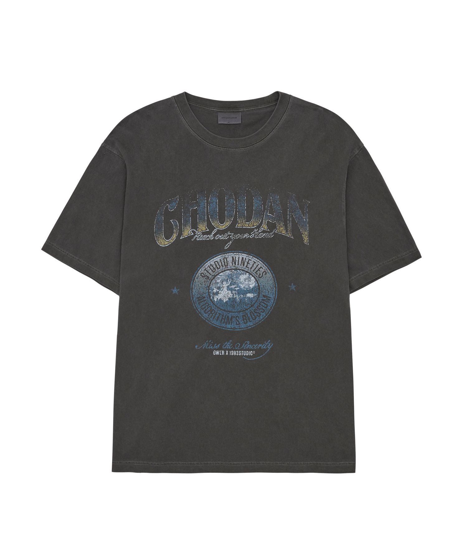 【1993studio】 Vintage Washing Graphic T-Shirt MUSINSA | 1993STUDIO [CHODANx1993Studio] Vintage Washing
