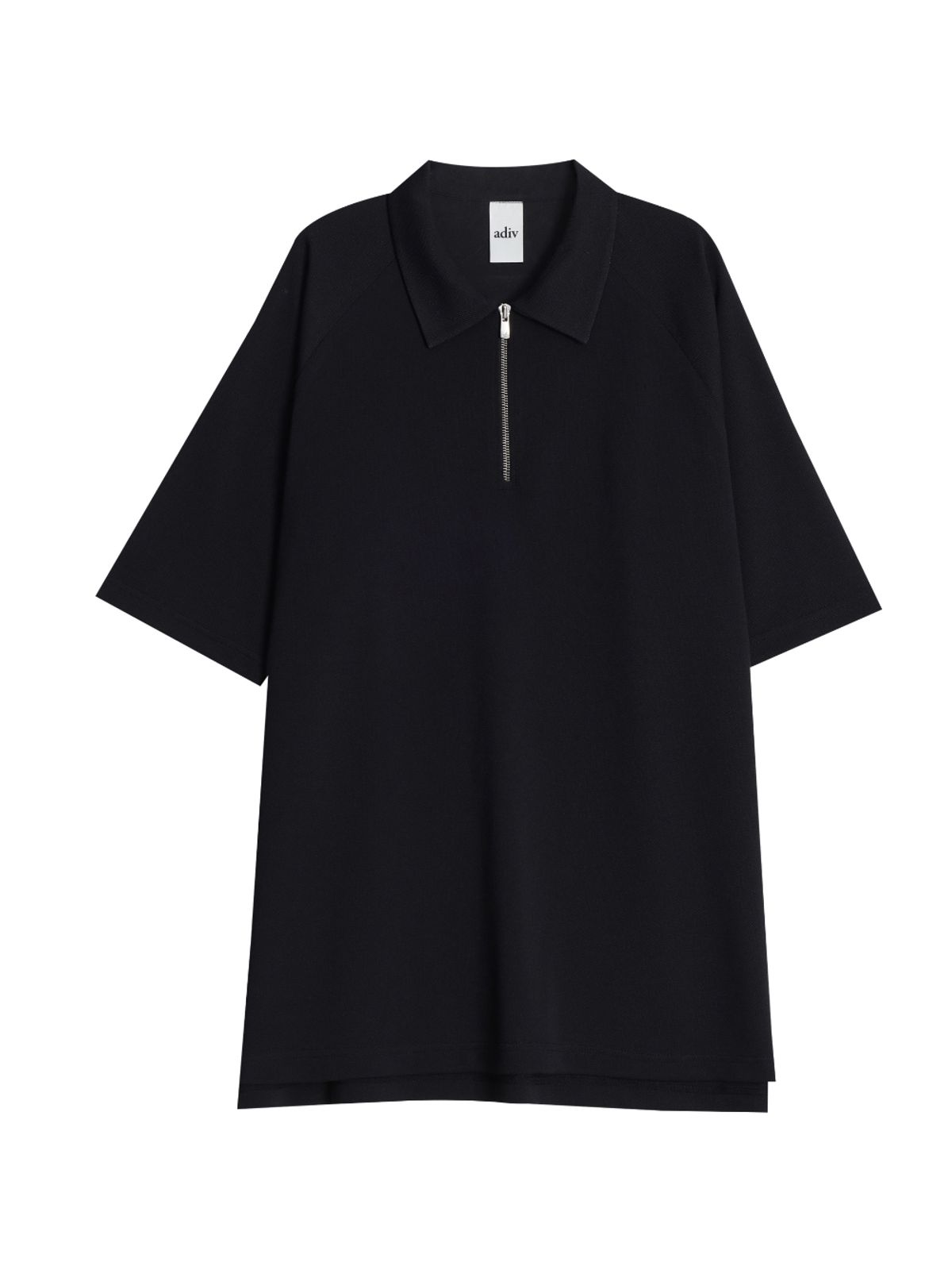 아디브(ADIV) 베이직 펑셔널 써모 집업 PK BLACK