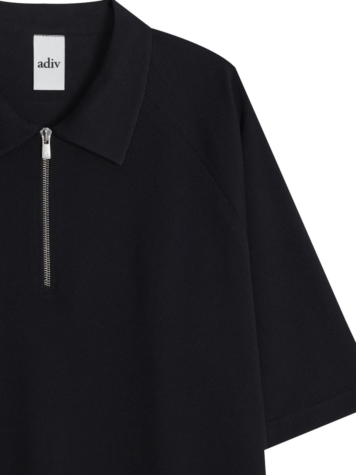 아디브(ADIV) 베이직 펑셔널 써모 집업 PK BLACK