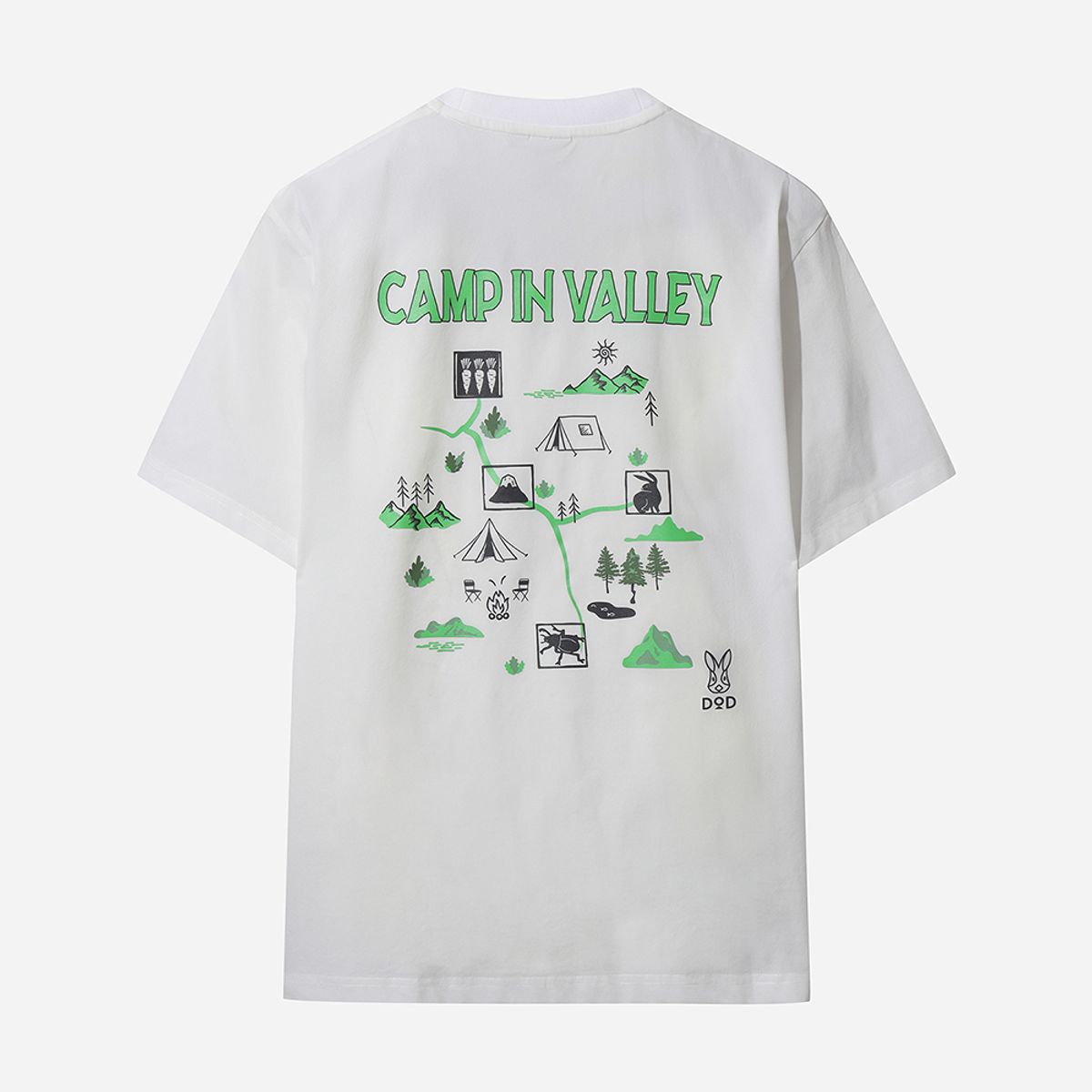 디오디(DOD) 쿼드400 그래픽 반팔 티셔츠 (OFF WHITE 2)