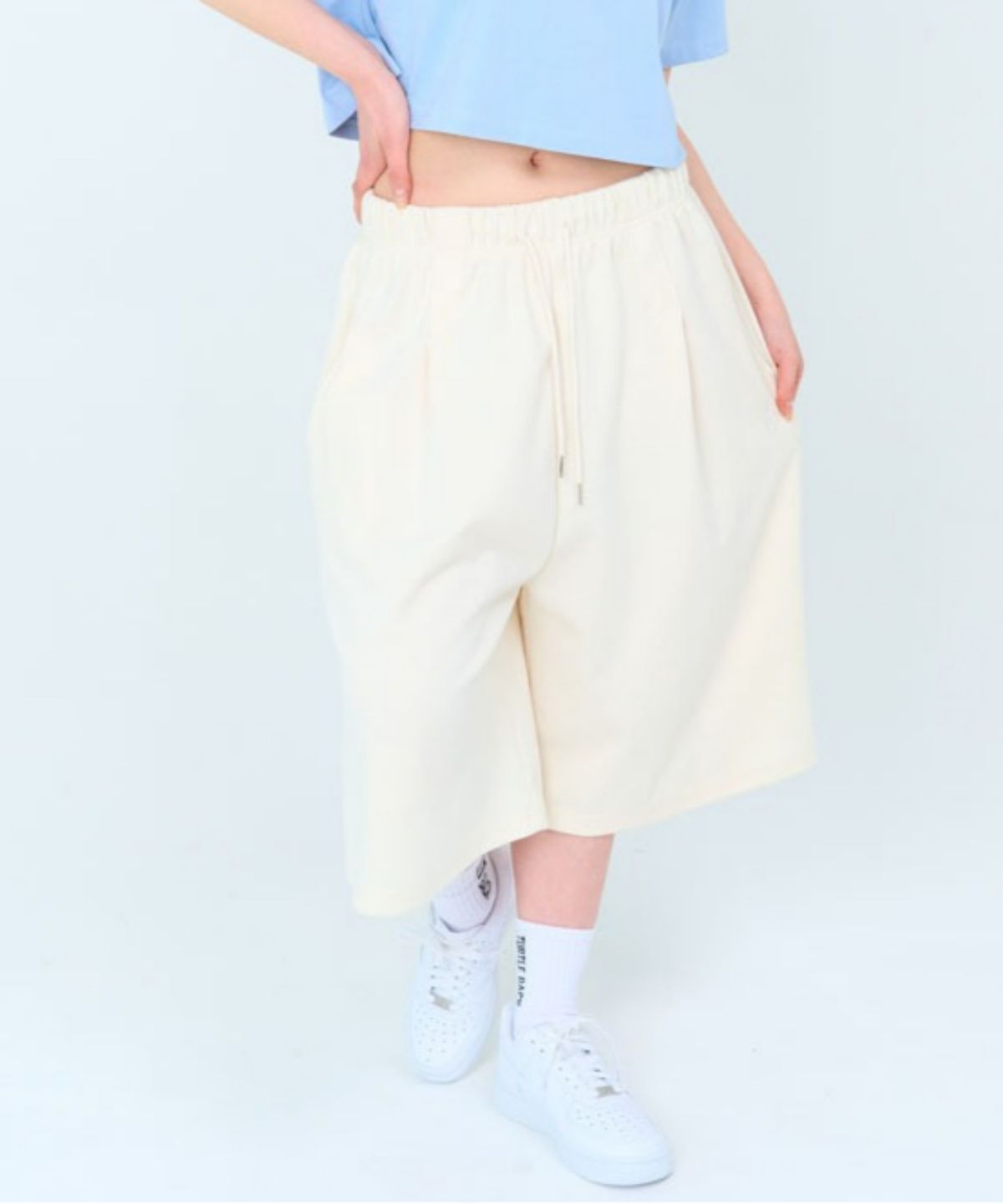 터틀백(TURTLEBACK) TBK 8부 원턱 버뮤다 팬츠 3COLOR